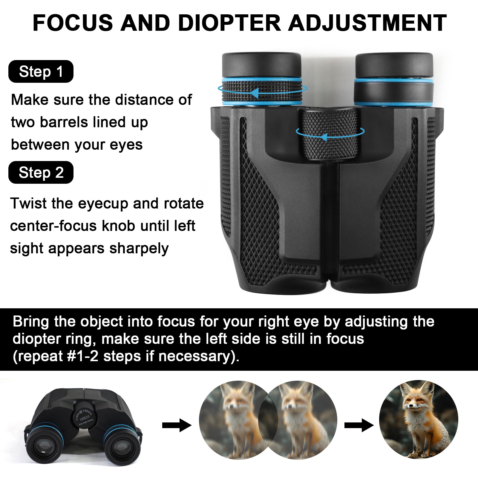 Wetene Compact Bird Watching Binoculars - Lightweight & Portable HD Optics for Birding, Hiking, Travel & Outdoor Adventures - Perfect for Backyard Birding, Wildlife Observation & Nature Exploration