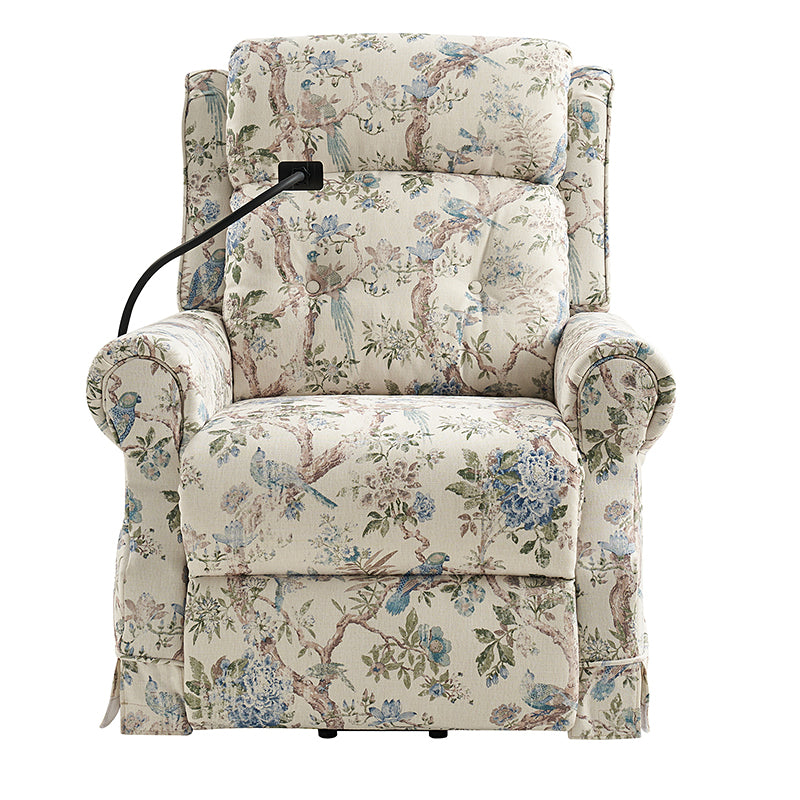 Harold Lift Assist Power Recliner Chair with Massage, Heat & Adjustable Headrest - Comfortable Electric Reclining Sofa for Elderly & Mobility Needs - Perfect for Living Room, Home Theater & Relaxation