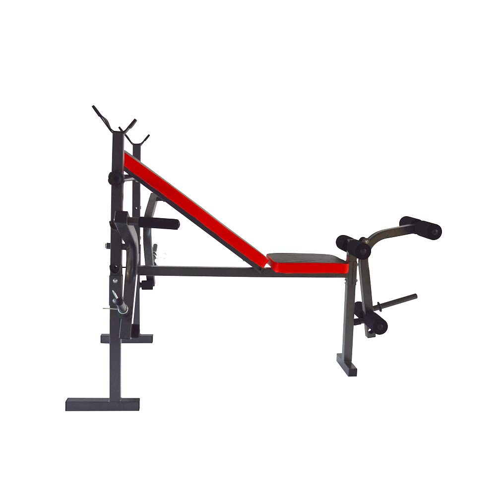 INTBUYING Adjustable Weight Bench for Home Gym - Foldable Workout Bench for Strength Training, Weight Lifting & Exercise - Perfect for Home Workouts, Bodybuilding & Fitness Training
