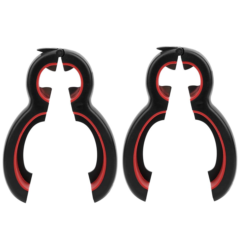 6-in-1 Multifunctional Manual Bottle Opener with Lid Gripper - Handheld Kitchen Tool for Beer, Soda & Jar Lids - Perfect for Home, Camping & Parties (Pack of 2)
