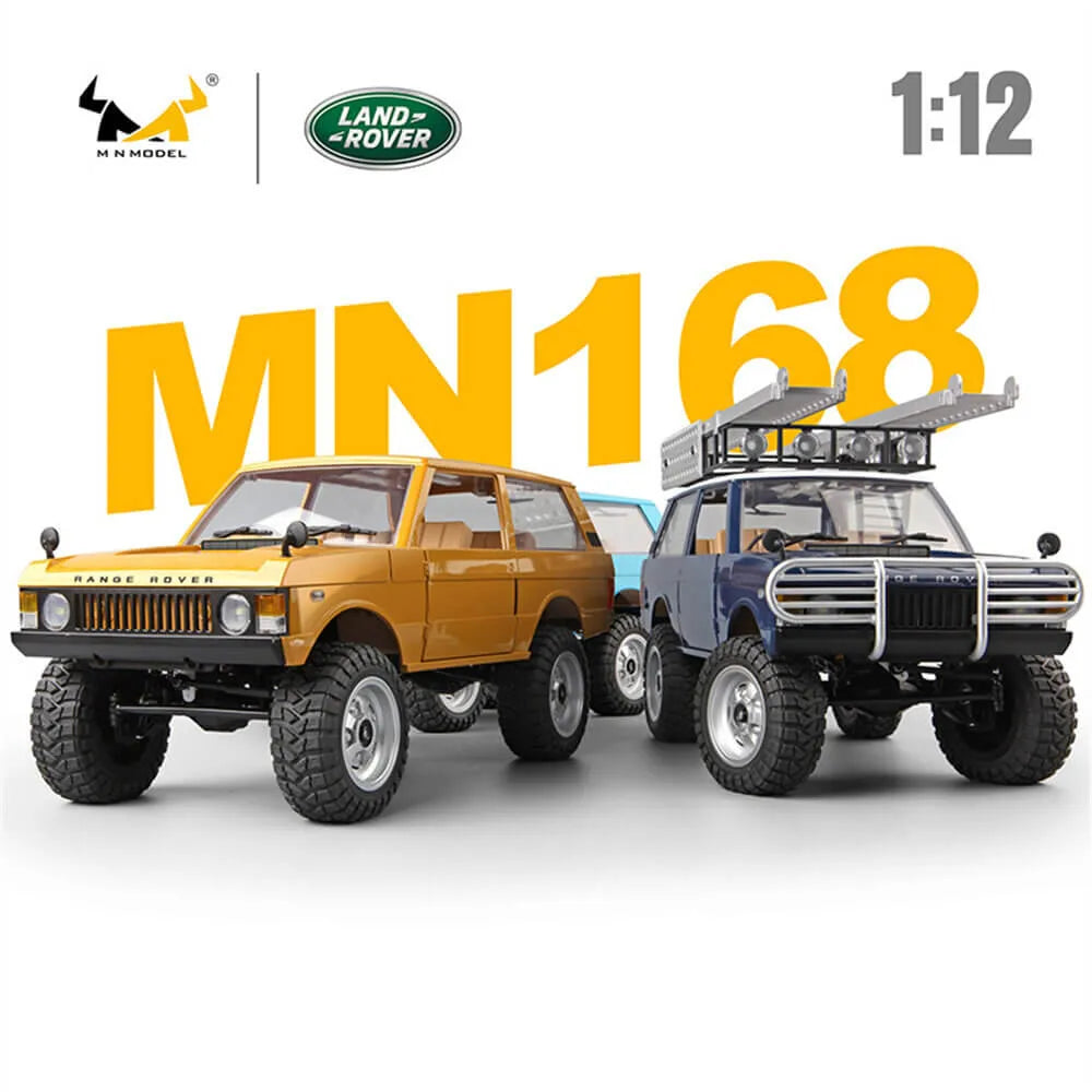 MNRC MN168 1/12 Scale 2.4Ghz 4WD Remote Control Car RTR with LED Lights - Off-Road Climbing Truck for Land Rover - Perfect for Outdoor Adventure, Backyard Racing & RC Car Enthusiasts
