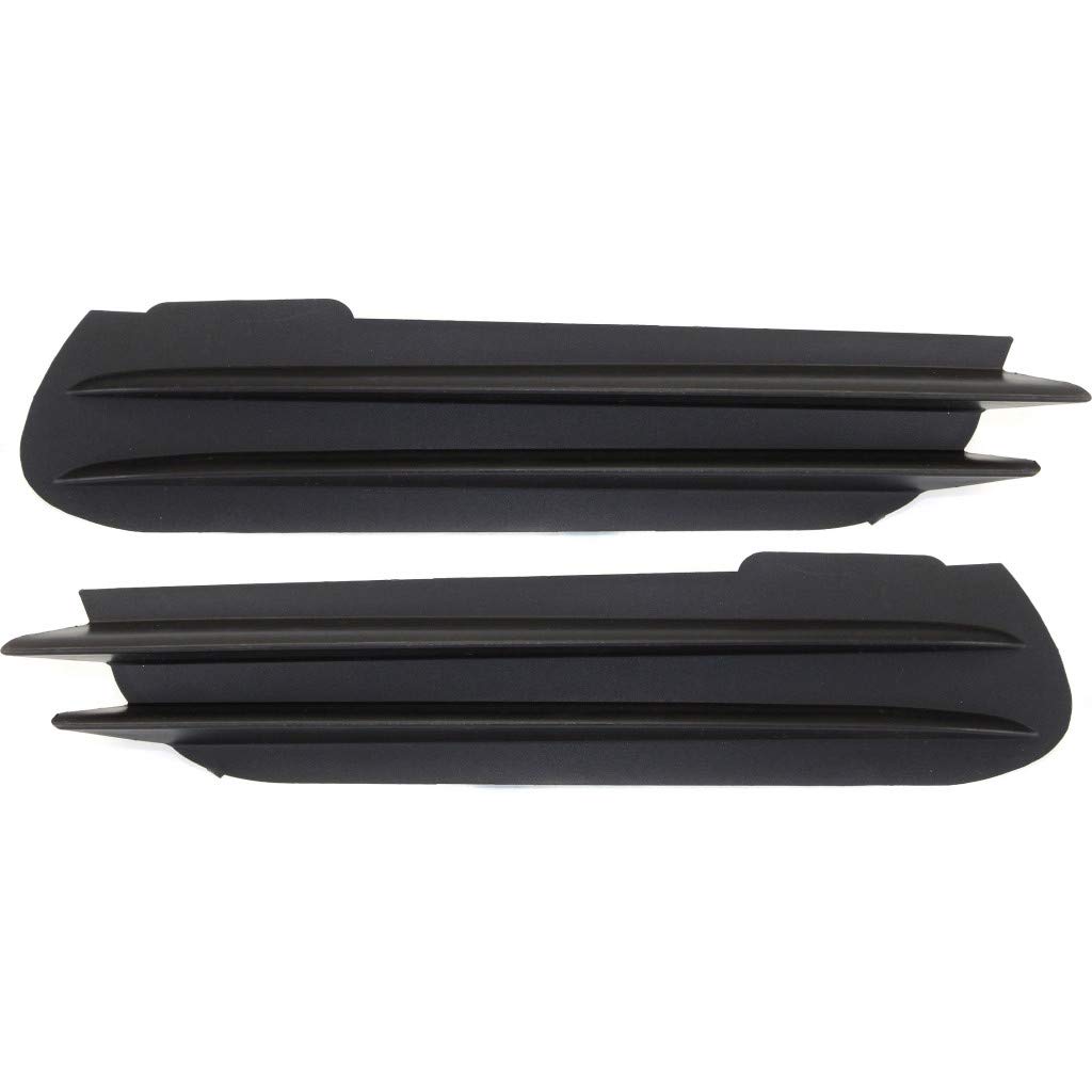 Chrysler Town & Country Fog Light Cover Pair - Black (2011-2016 Models) | Driver & Passenger Side | OEM Part #CH1038145 + CH1039145 | 68100713AA + 68100712AA | Weather Protection & Enhanced Style for Your Minivan