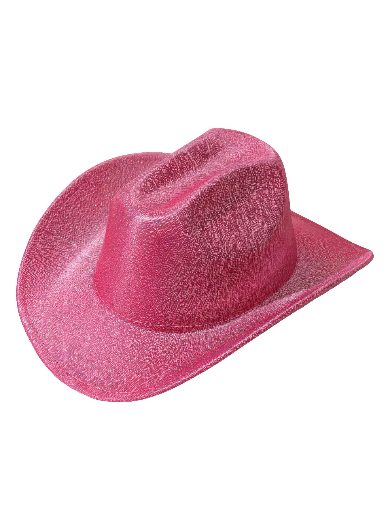 QWINEE Western Cowboy Hat for Adults - Wide Brim Cowgirl Hat for Women & Men - Boho Country Costume Hat for Rodeo, Halloween, and Outdoor Adventures