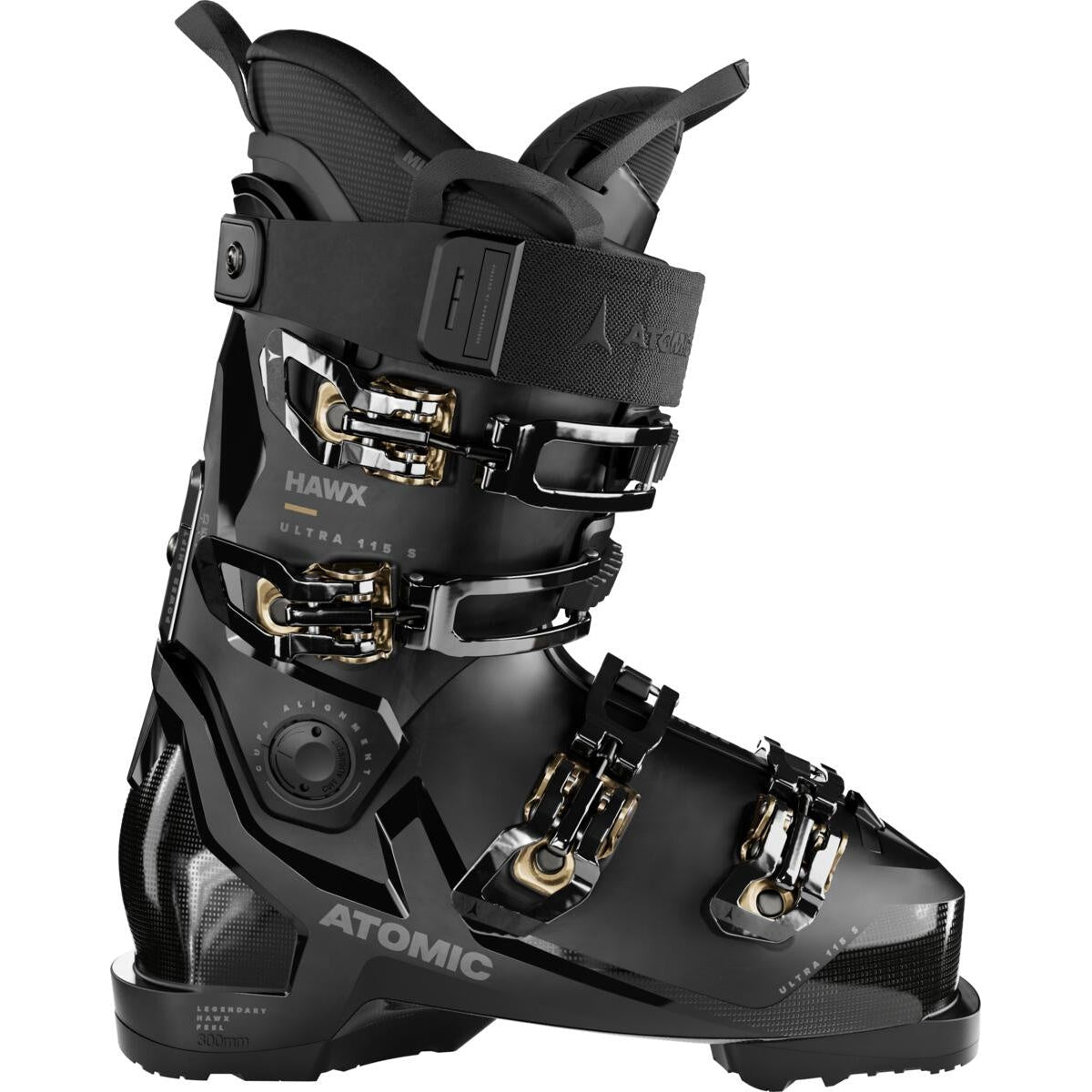 Atomic 2024 HAWX ULTRA 115 S W GW Ski Boots - High-Performance Alpine Ski Boots for Women - Perfect for All-Mountain & Freeride Skiing