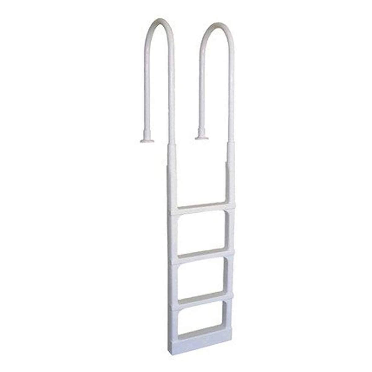 Main Access 200300 ProSeries Above Ground Pool Step Ladder - Heavy Duty White Pool Ladder for Inground & Above Ground Swimming Pools - Perfect for Backyard, Vacation Homes & Community Pools