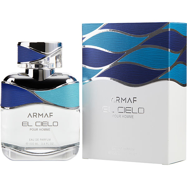Armaf El Cielo Pour Homme Eau de Parfum Spray for Men - Long Lasting Fresh Citrus & Woody Fragrance - Perfect for Date Night, Office & Special Occasions