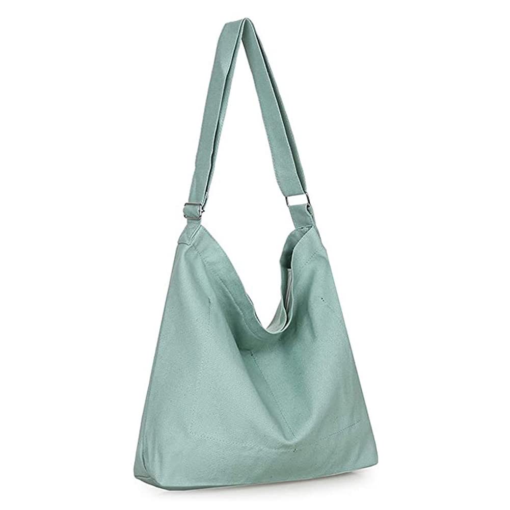 Stylish ROUROU Canvas Shoulder Bag for Women - Large Capacity Crossbody Purse & Tote Handbag | Perfect for Work, Travel & Everyday Use