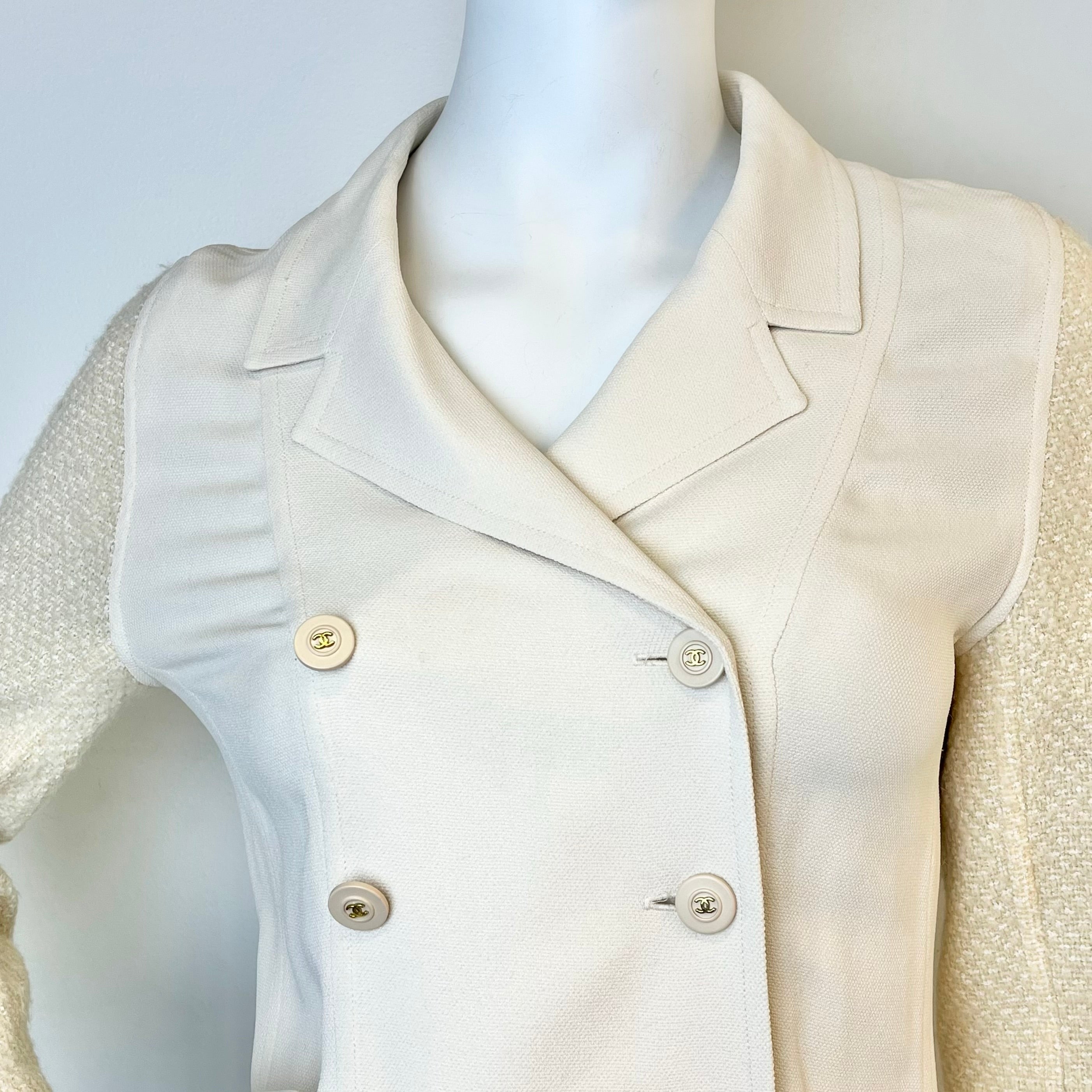 Chanel Women's Classic Tweed Jacket - Elegant & Timeless Designer Coat for Fall & Winter | Perfect for Office, Parties & Special Occasions