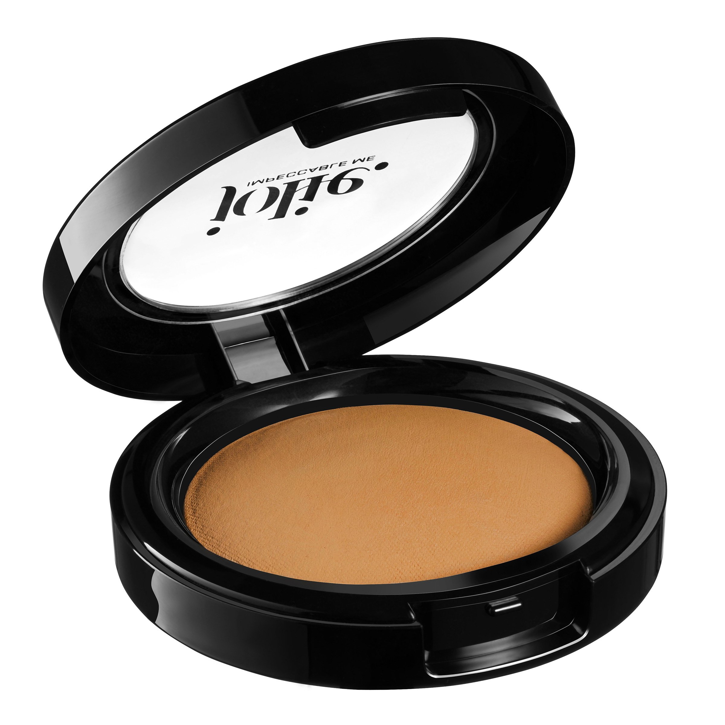 Jolie Cosmetics Baked Hydrating Powder Foundation - Ultra Smooth Velvety Finish, Long-Lasting Coverage, Oil Control, Dark Shade | Perfect for Daily Makeup, Office Wear & Special Occasions