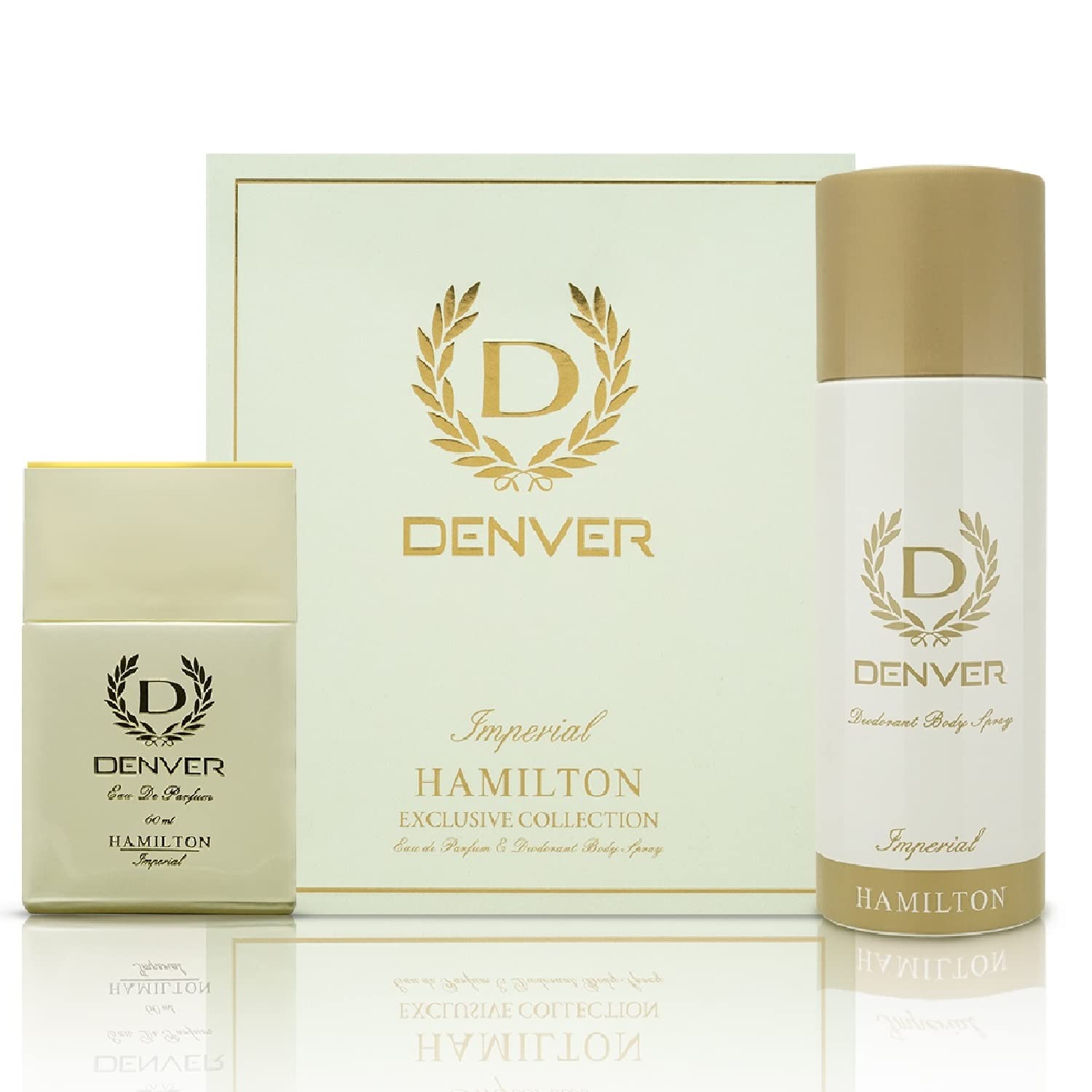 Premium Men's Cologne & Deodorant Gift Set - DENVER Imperial EDP 70ML + 200ML Deo | Long-Lasting Luxury Fragrance for Men | Travel Size Perfume & Deodorant Combo | Perfect for Gifting, Daily Use & Business Travel