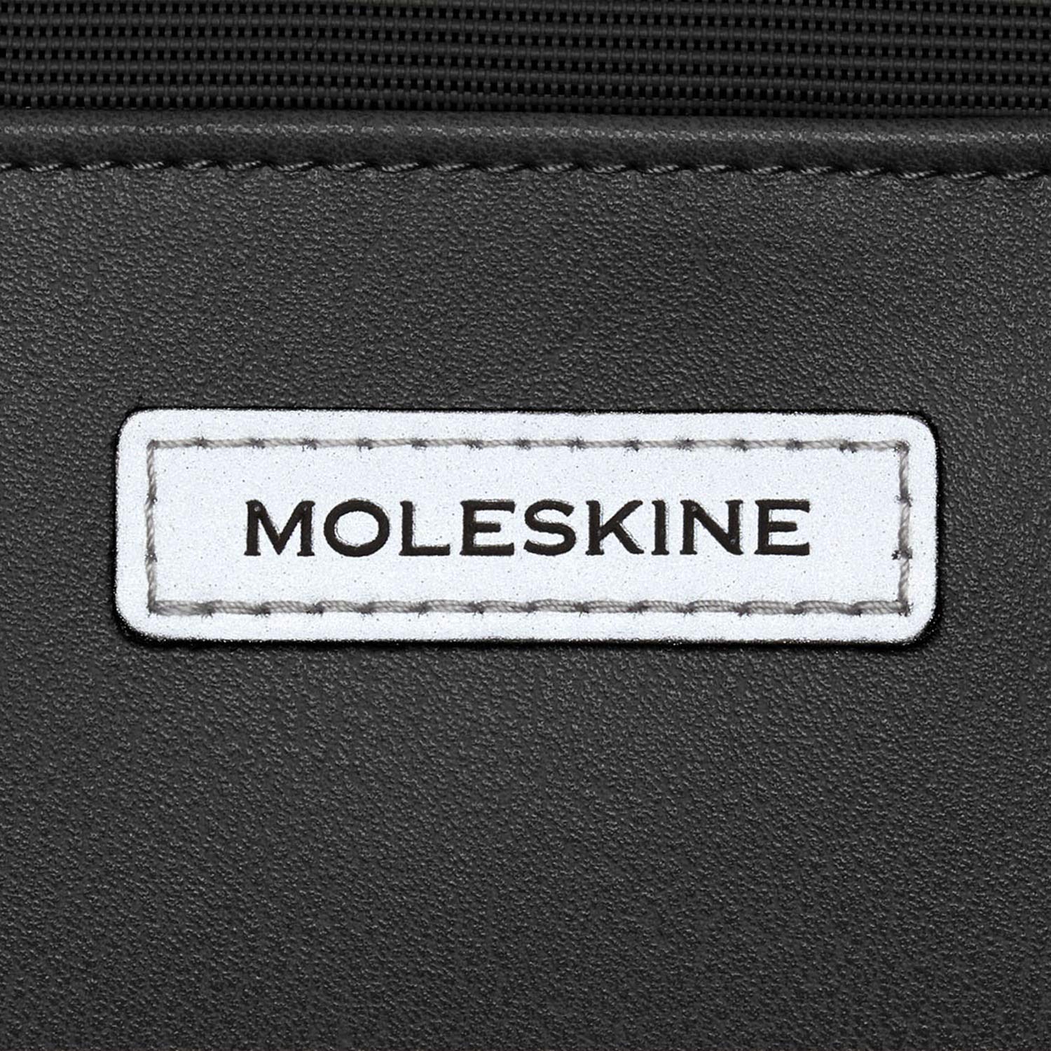 Moleskine Business Backpack for 15-Inch Laptop - Moss Green Metro Vertical Device Bag - Perfect for Work, Travel & College (Black)