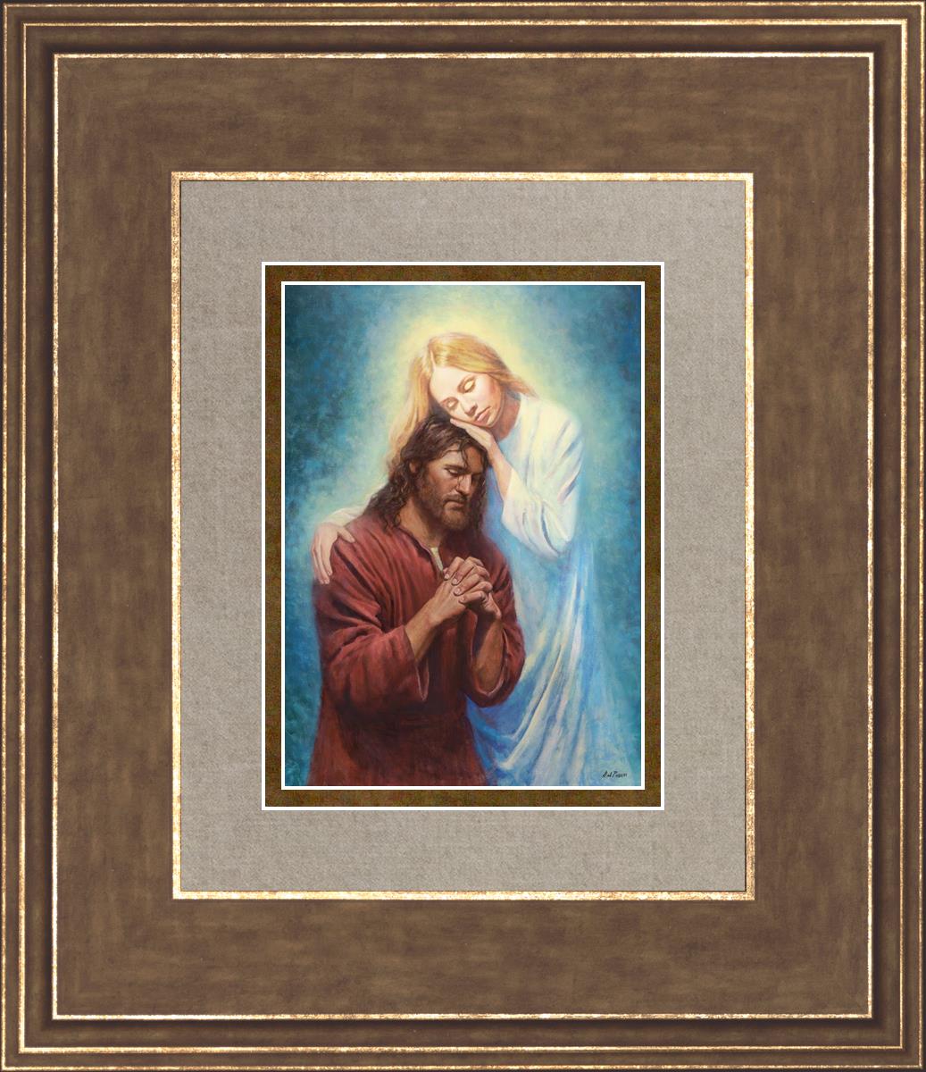 Angel Mother by Del Parson - Religious Wall Art for Home Decor - Perfect for Living Room, Bedroom & Church Inspirational Decor