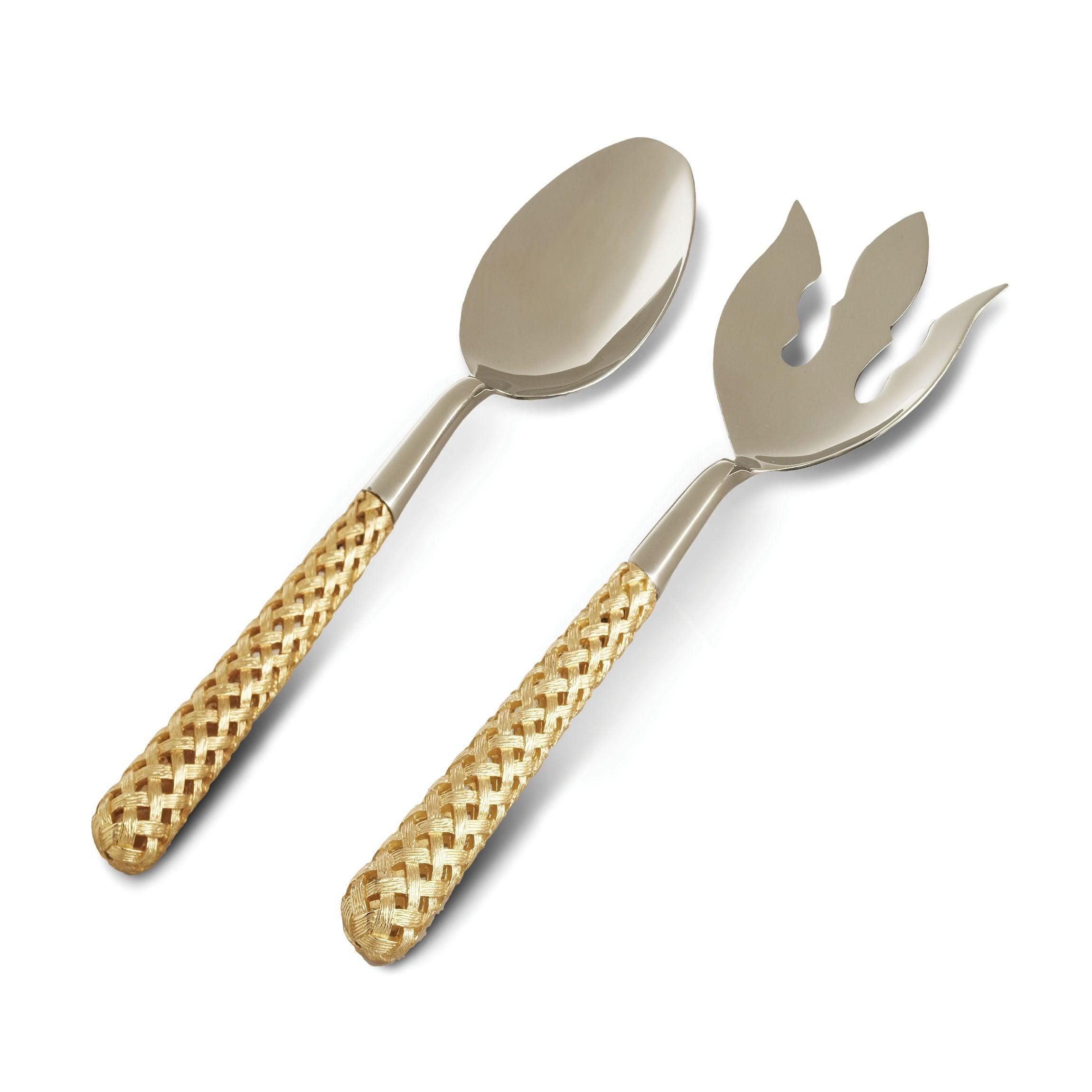 Premium 2-Piece Braid Serving Set for Cake, Dessert & Tea - Elegant Stainless Steel Utensils for Home, Party & Restaurant Use