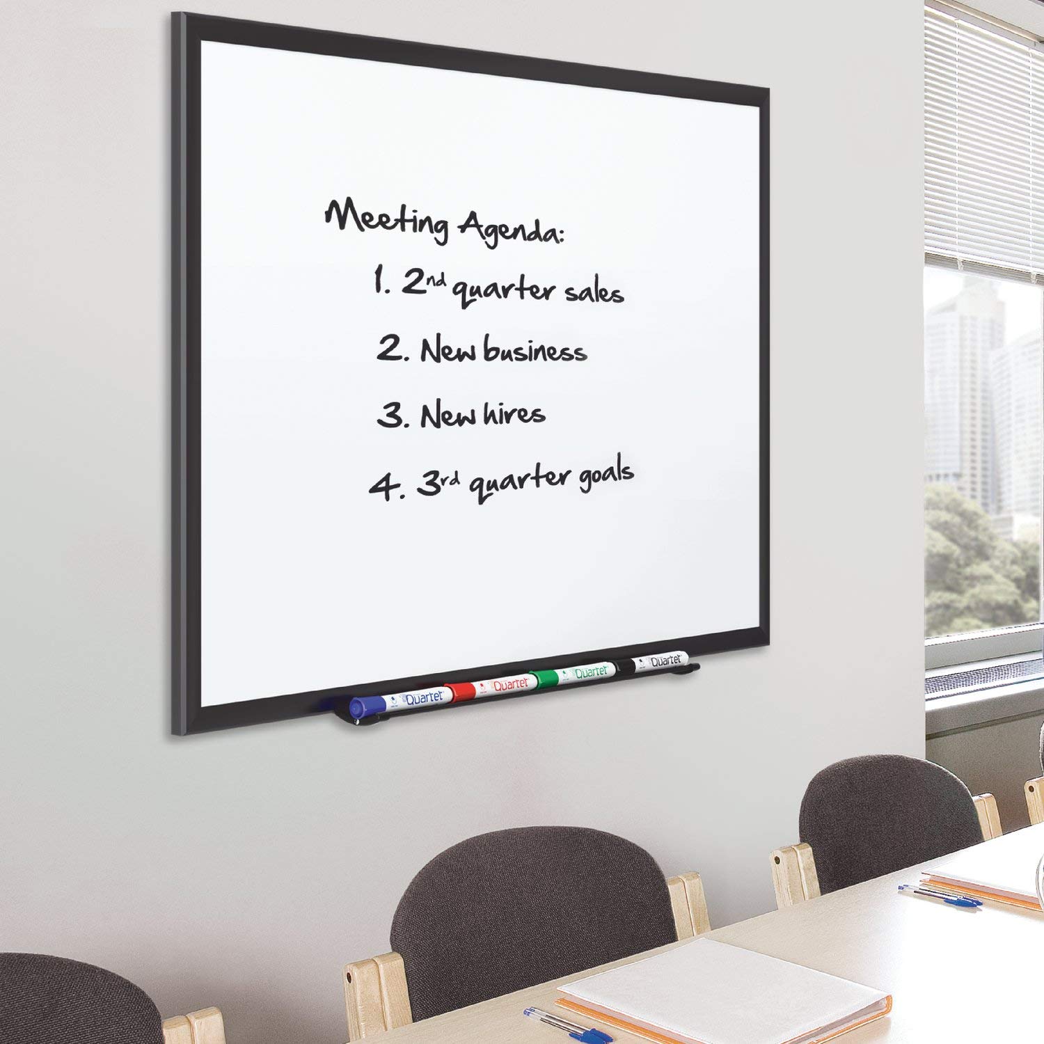 Premium Quartet Magnetic Porcelain Whiteboard 24