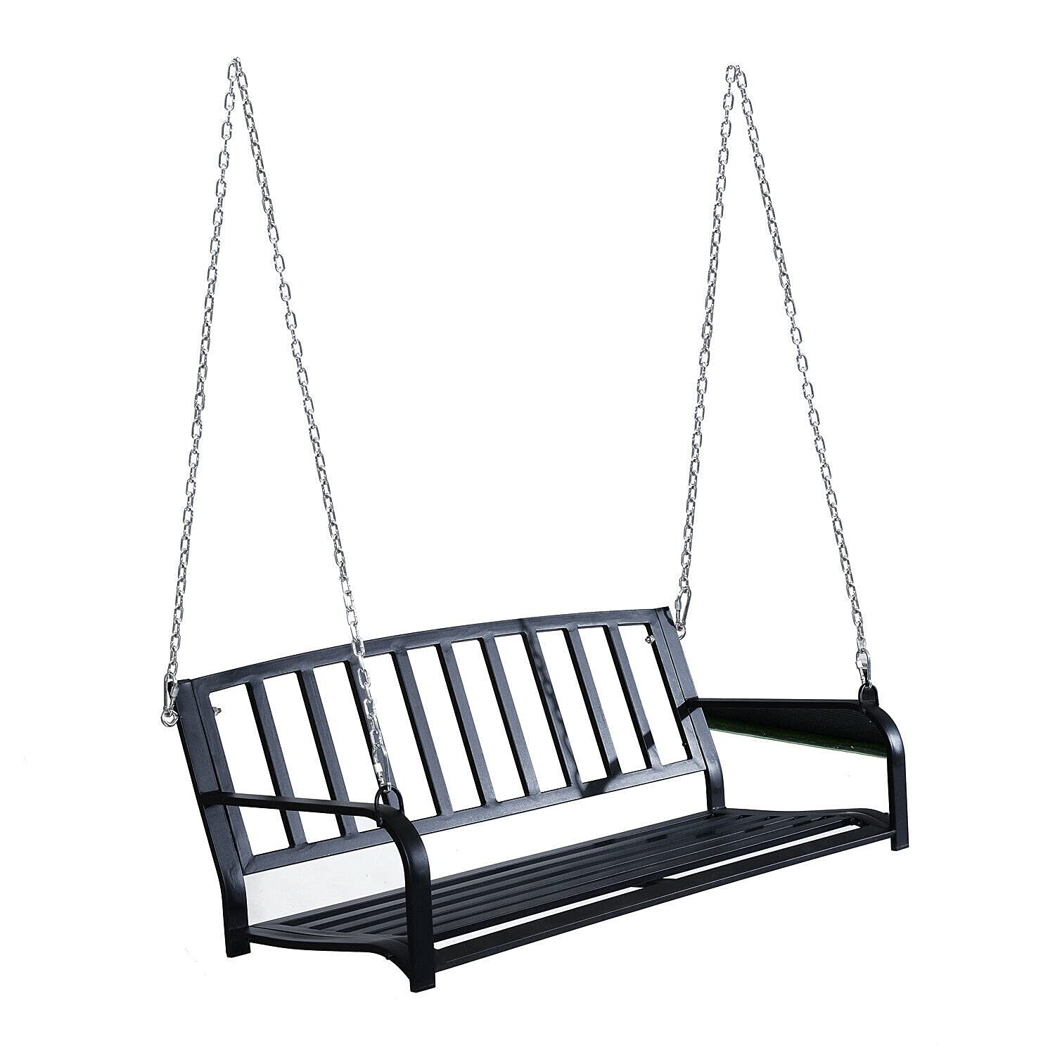 Outdoor Hanging Swing Chair - Patio Porch Garden Bench Seat for Relaxing in Backyard, Deck or Yard - Perfect for Lounging, Reading & Enjoying Nature