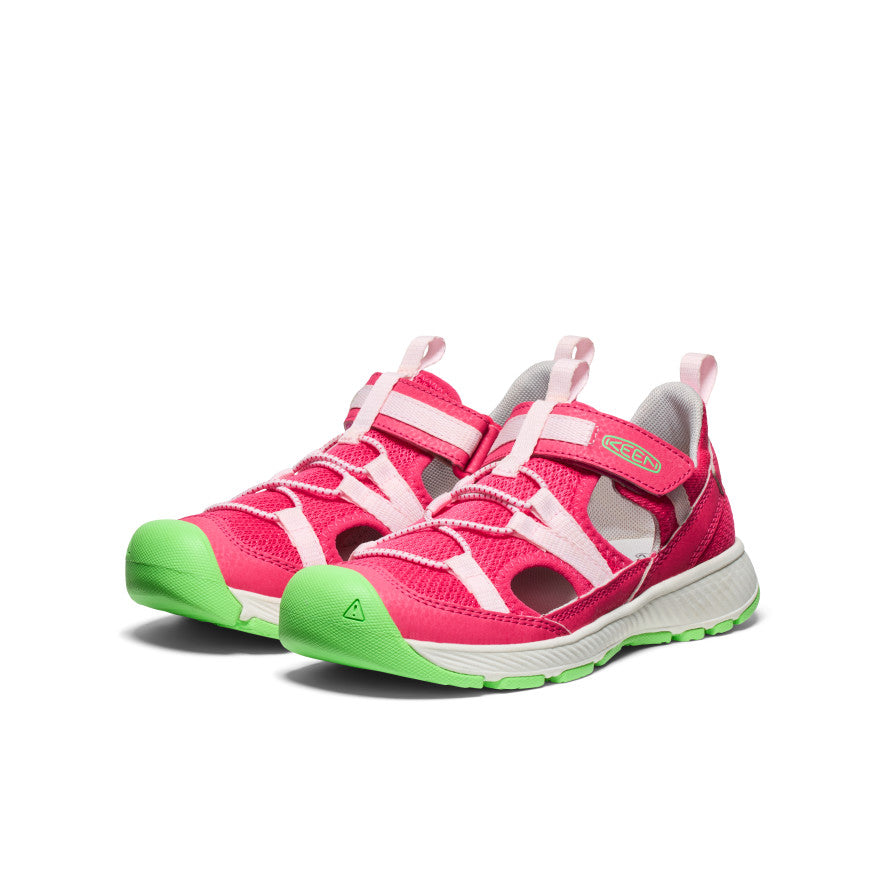 Motozoa Kids' Sandals for Big Kids - Raspberry & Giggle Pink | Comfortable Beach & Pool Shoes for Outdoor Summer Activities