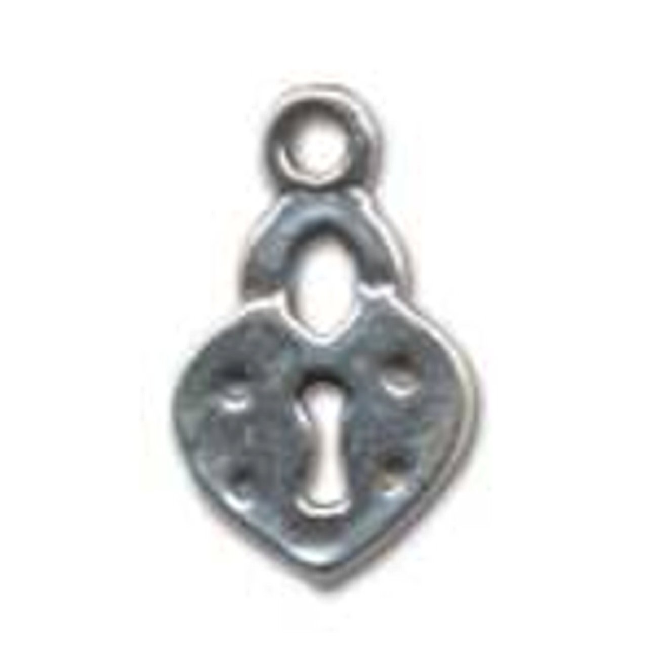 Sterling Silver Women's 1mm Box Chain Necklace with Mini Heart Keyhole Lock Pendant - Elegant Jewelry Gift for Her, Perfect for Valentine's Day, Anniversary & Everyday Wear