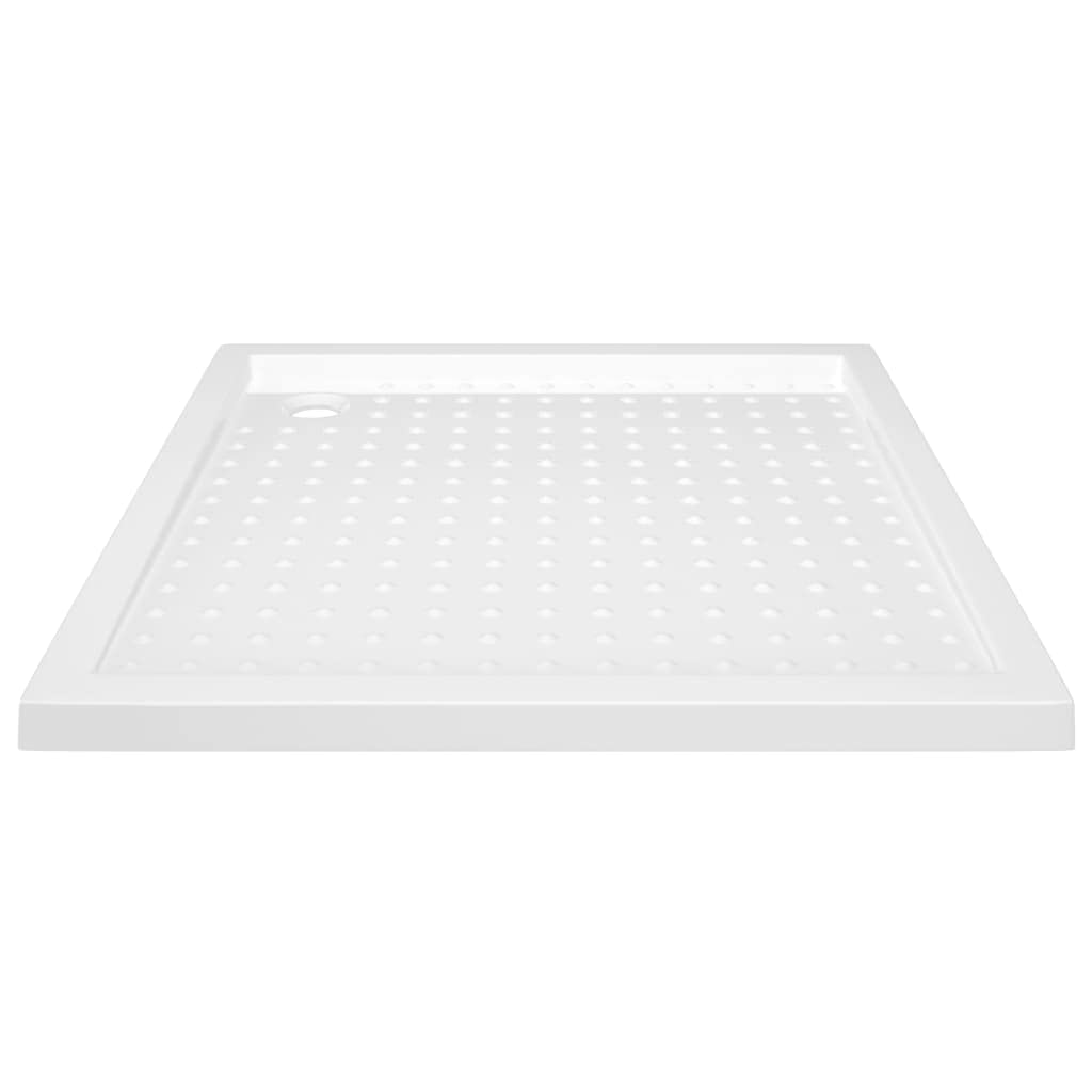Modern ABS White Shower Base Tray with Non-Slip Dots - 31.5
