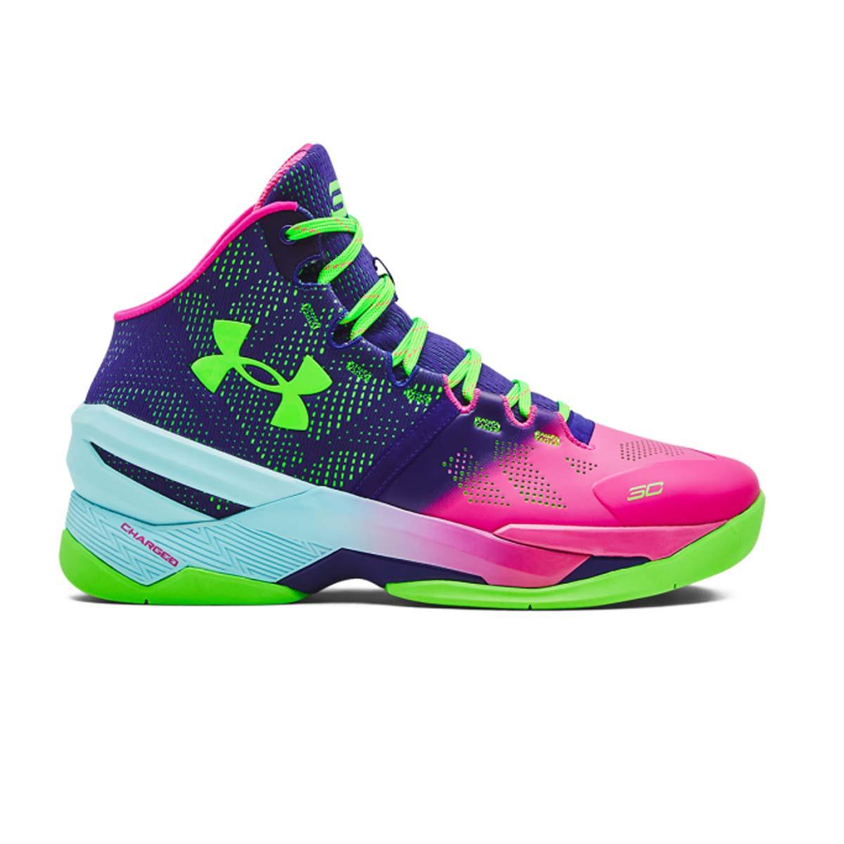Curry 2 'Northern Lights' Basketball Shoes - High-Performance Men's Basketball Sneakers for Indoor & Outdoor Courts - Perfect for NBA Fans and Streetball Players