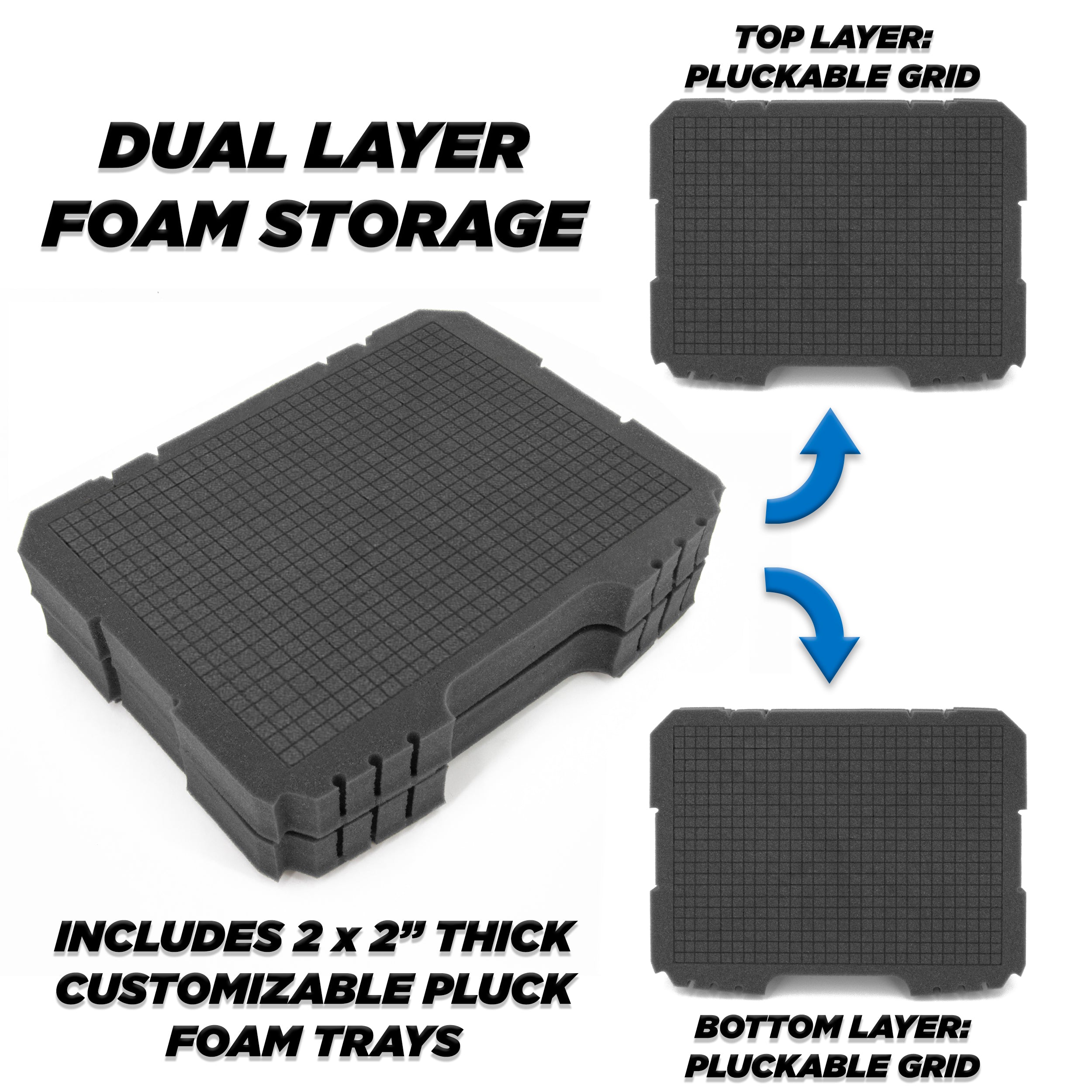 CASEMATIX Customizable Travel Case for Hercules DJControl Inpulse 200 MK2 DJ Controller - Dual Layer Protective Foam Insert | Perfect for DJ Gigs, Studio Sessions & Equipment Transport