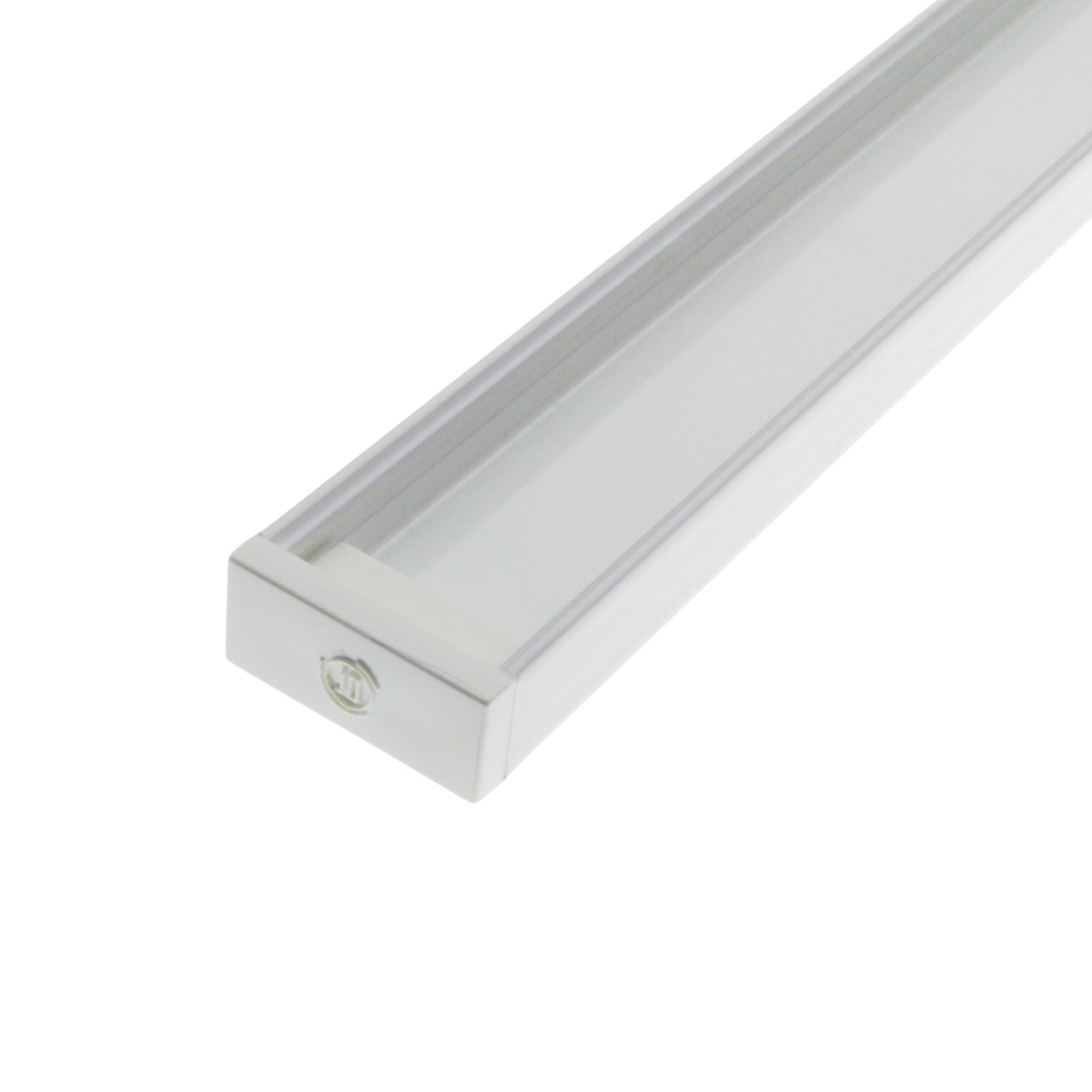 48 Slim Channel LED Light Fixture with Premium Diffusion Lens - White | Energy Efficient Lighting for Home, Office & Commercial Spaces