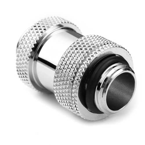 High-Quality Dual G1/4 External Thread PC Water Cooling SLI Fittings - Expansion Joint Connectors for Custom Liquid Cooling Systems - Perfect for Gaming Rigs and Workstations