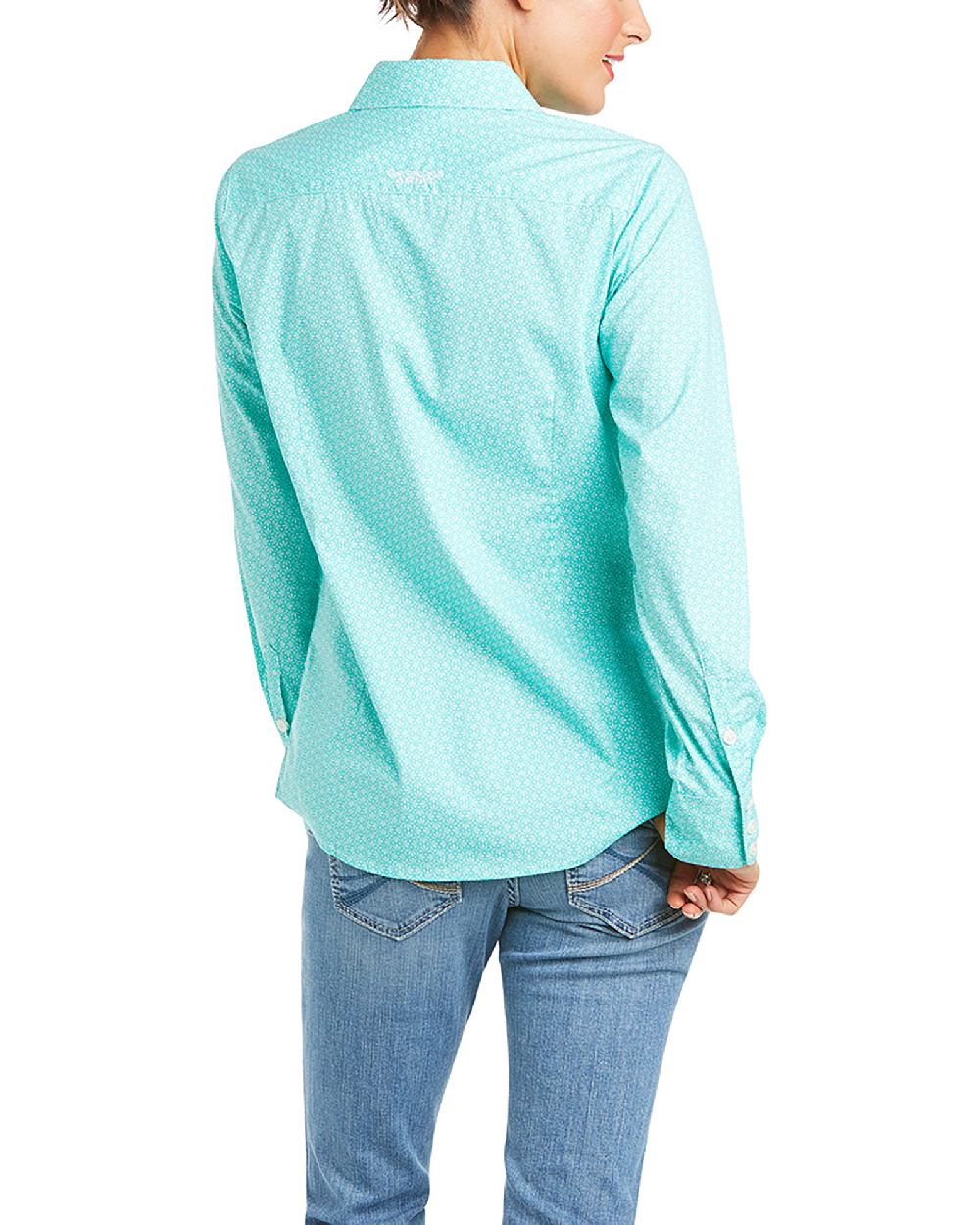 Ariat Women's Kirby Stretch Western Shirt - Comfortable Long Sleeve Plaid Shirt for Cowgirls, Horse Riding & Country Fashion