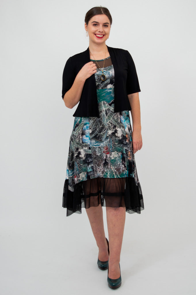 Danube Dress - Elegant Mandari Style Bamboo Fabric Women's Dress for Summer, Beach, and Casual Outings