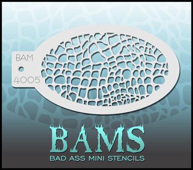 BAM4005 Bad Ass Mini Stencil - Premium Reusable DIY Craft Stencils for Painting, Woodworking & Home Decor | Perfect for Art Projects, Furniture Makeovers & Wall Designs