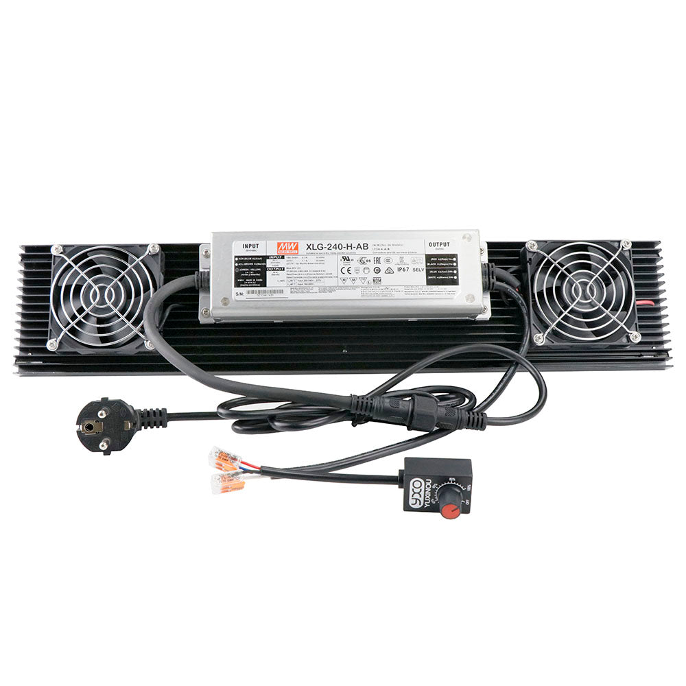 240W LED Grow Light for Plants, 3500K Full Spectrum with IR Switch, 48000lm High Output - Ideal for Indoor Gardening, Hydroponics, and Greenhouse Cultivation