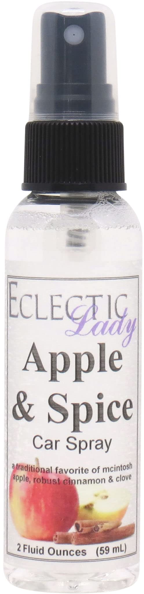 Apple & Spice Car Air Freshener Spray - 2 oz | Long-Lasting Fragrance for Cars, Trucks & SUVs | Eliminates Odors & Freshens Air for Road Trips & Daily Commutes