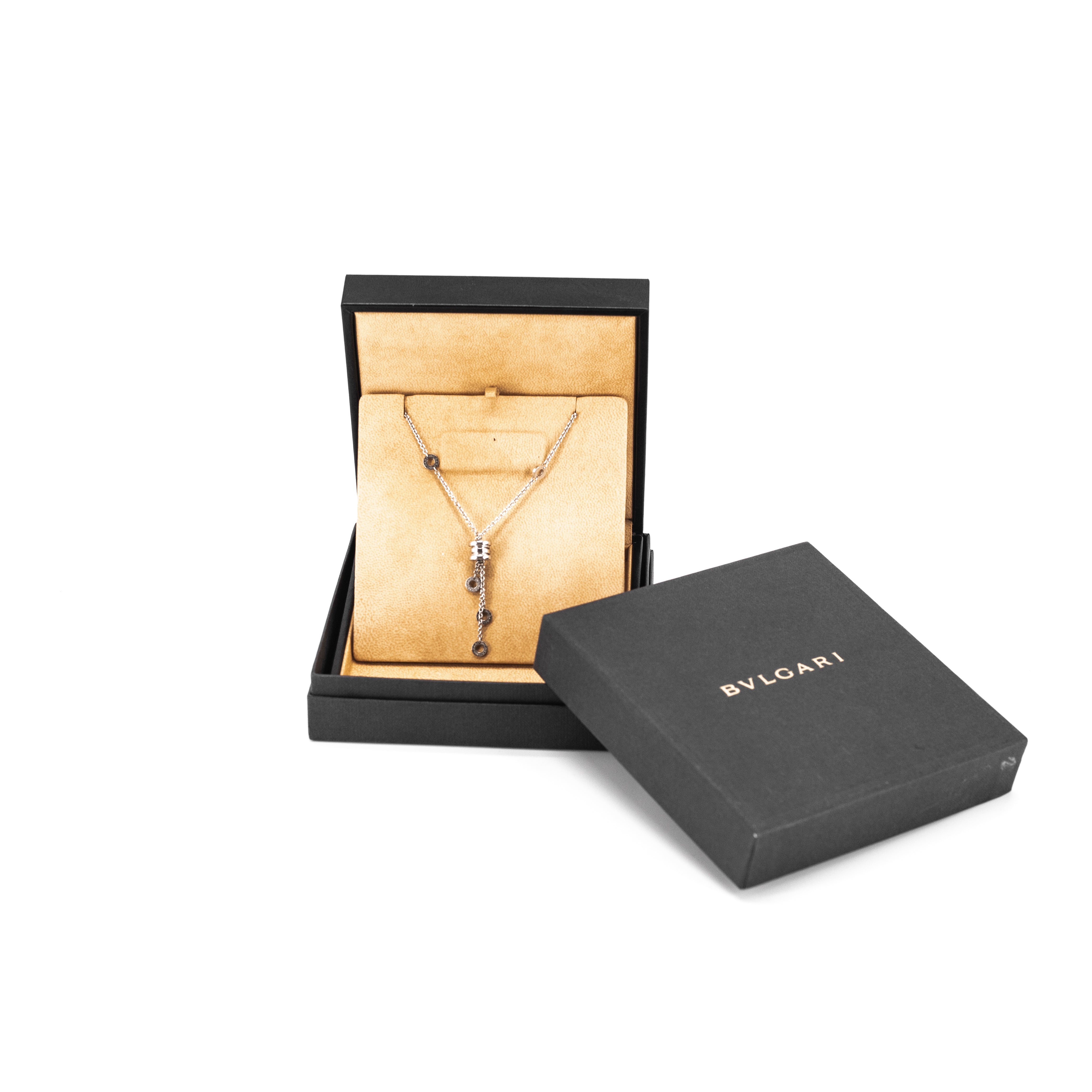 Bulgari 18k White Gold Bzero1 Charm Necklace | Luxury Italian Jewelry for Women | Perfect for Gifts, Weddings & Special Occasions