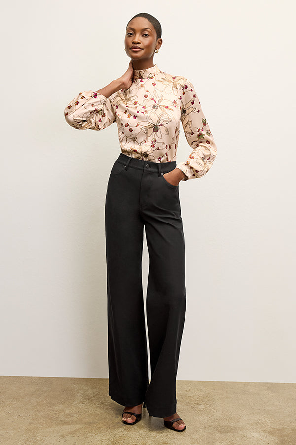 Milo Wide Leg Eco-Friendly Jeans - Better Than Denim in Black | Sustainable Fashion for Women, Casual Wear & Everyday Comfort
