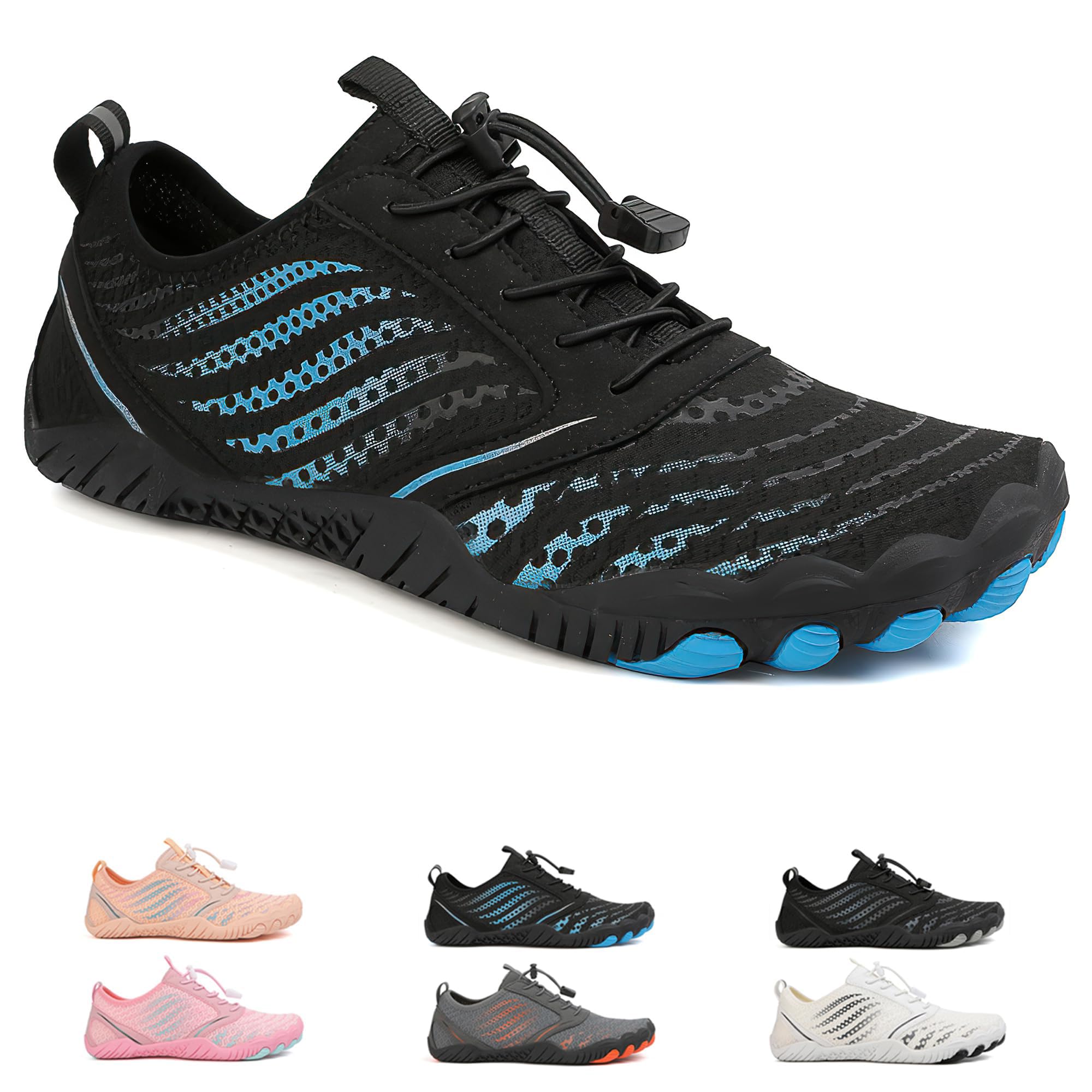 2024 Women's Barefoot Hiking Shoes - Wide Toe Box Minimalist Trail Running & Outdoor Sports Shoes for Women | Lightweight & Flexible for Hiking, Walking & Gym Workouts