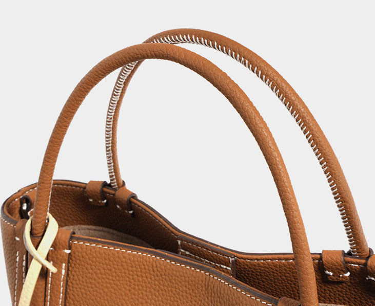 Mini Leather Bucket Bag for Women - Stylish Crossbody Purse with Adjustable Strap - Perfect for Travel, Shopping & Everyday Use