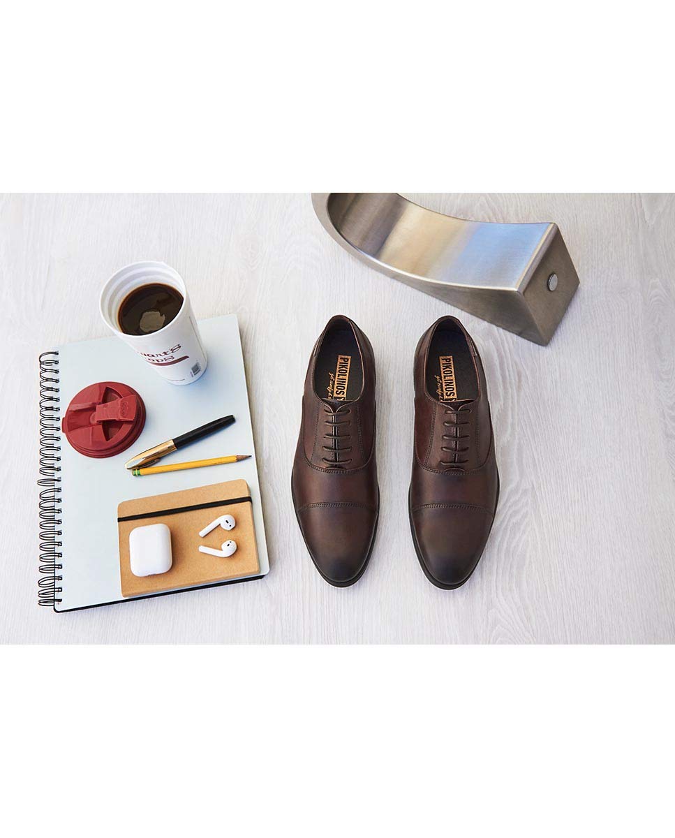 Pikolinos Men's Oxford Shoes - Classic Comfort & Style for Business, Casual & Formal Wear | Premium Leather Dress Shoes for Work, Office & Special Occasions