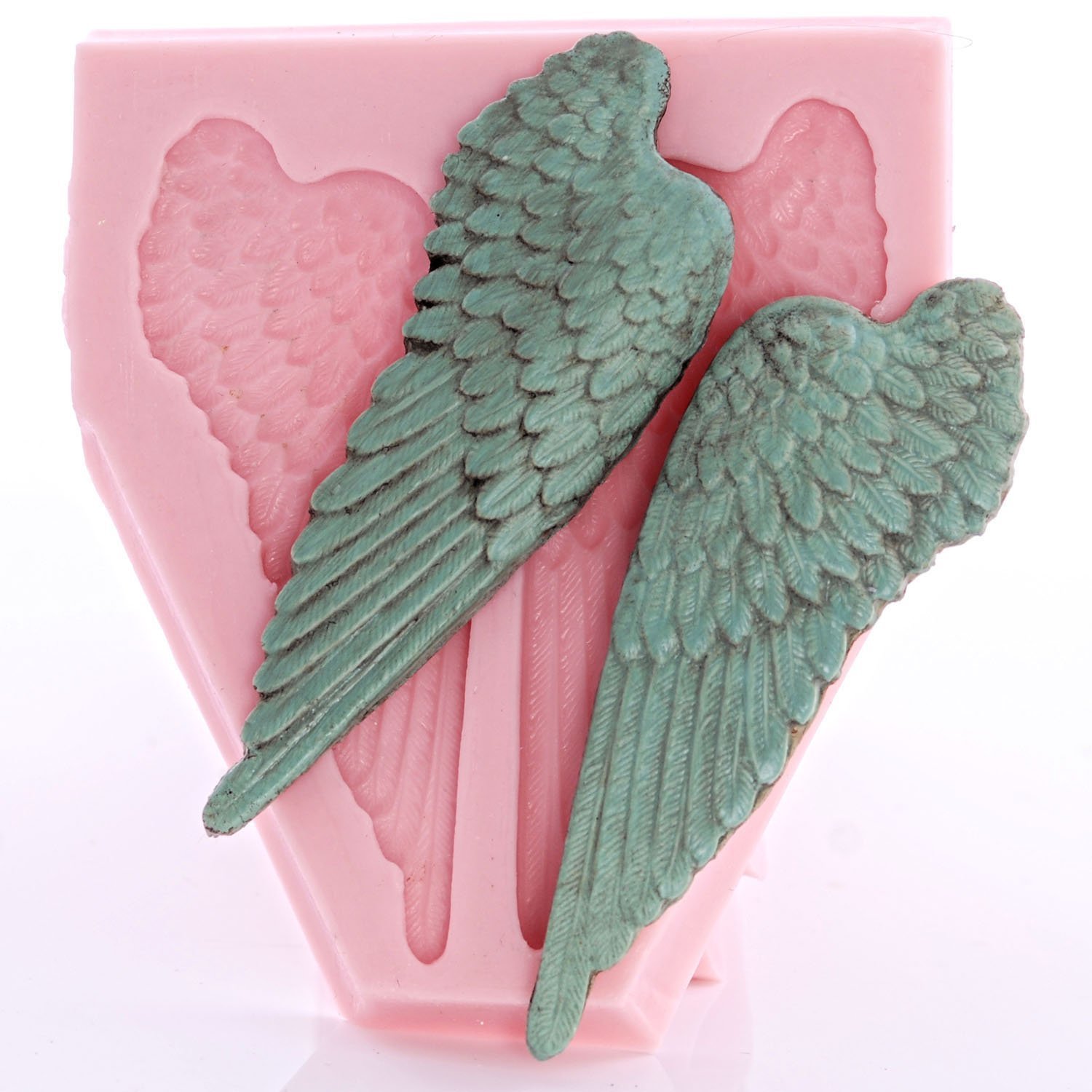 Angel Wing Silicone Mold - Food Safe for Fondant, Candy, Gum Paste - Perfect for Resin, Clay, Jewelry Making - Flexible & Easy to Use - Great for Cake Decorating, DIY Crafts & Gift Making