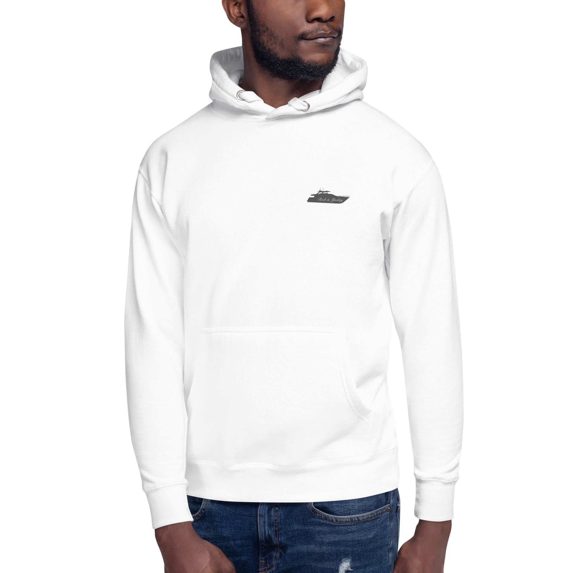 Rich & Yachty Unisex Hoodie - Soft Cotton Pullover Sweatshirt for Men and Women | Cozy Casual Wear for Street Style, Gym, and Outdoor Activities