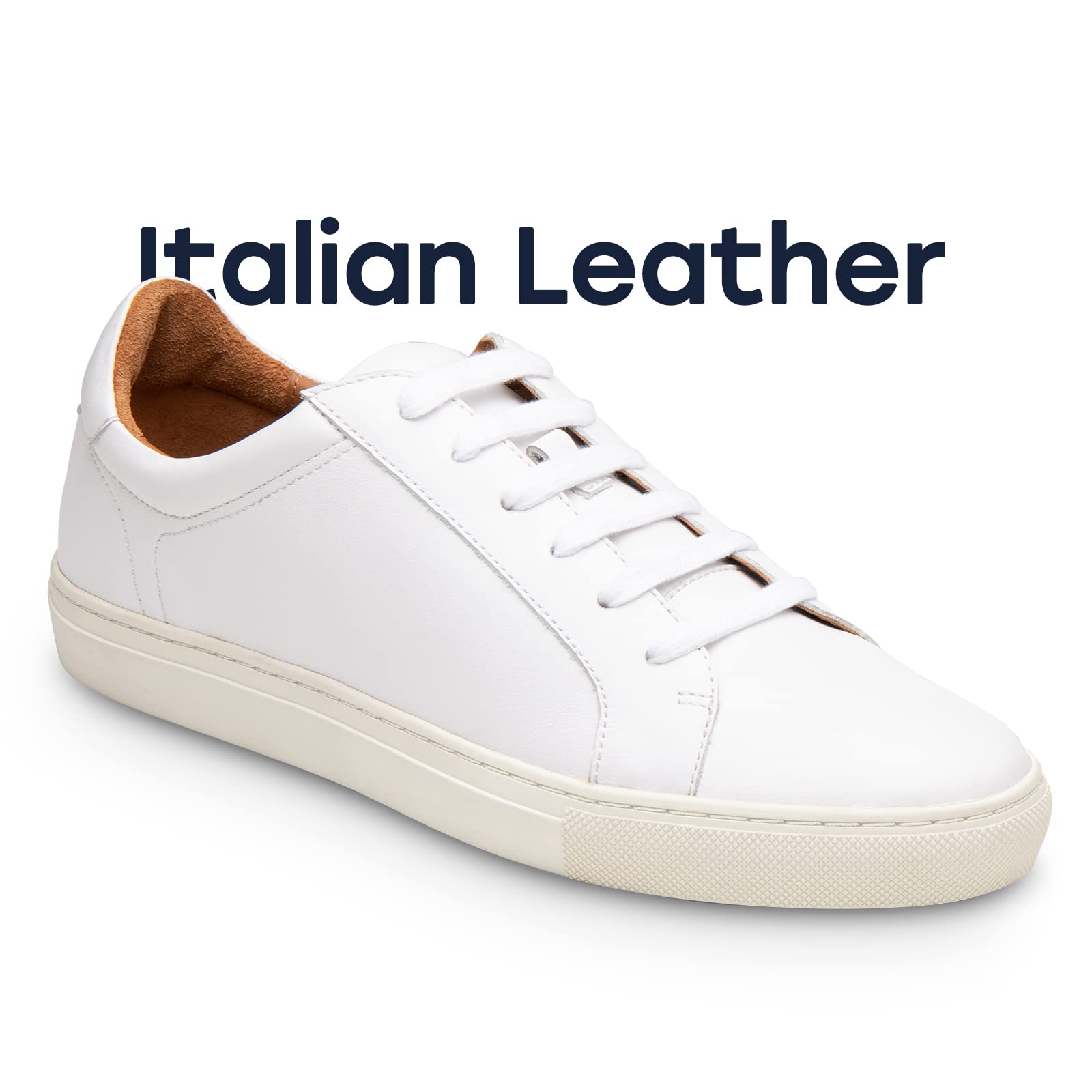 Dunross & Sons Men's Sneakers - Stylish Lace-Up & Slip-On Casual Shoes | Comfortable Leather Walking Shoes for Men | Perfect for Work, Travel & Everyday Wear