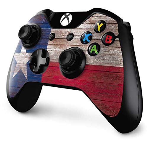 Skinit Texas Flag Dark Wood Gaming Skin Decal for Xbox One Controller - Custom Protective Cover for Enhanced Grip & Style - Perfect for Gaming Enthusiasts & Home Decor