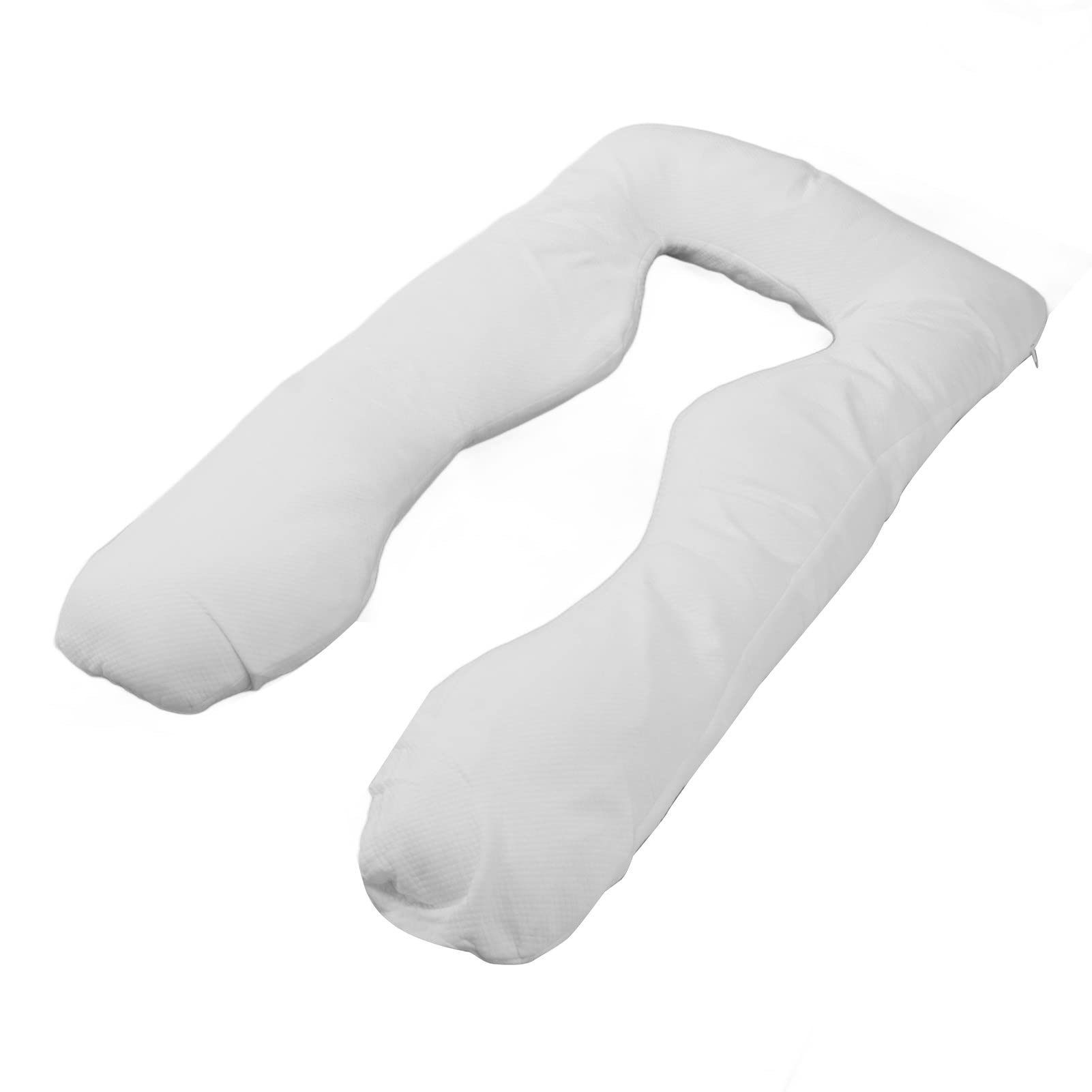 **Topyond U-Shaped Pregnancy Pillow for Maternity Support - 100% Cotton Body Pillow for Pregnant Women, Comfortable Sleeping Aid for Side Sleepers & Back Pain Relief - Perfect for Bed, Couch & Nursery**