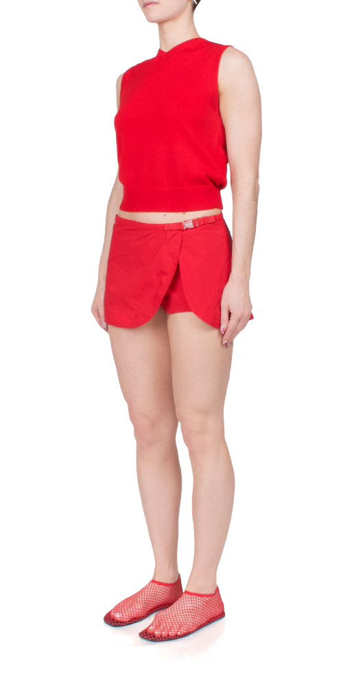 Heather Red Women's Athletic Skort - Perfect for Tennis, Golf & Running | Comfortable & Stylish Activewear
