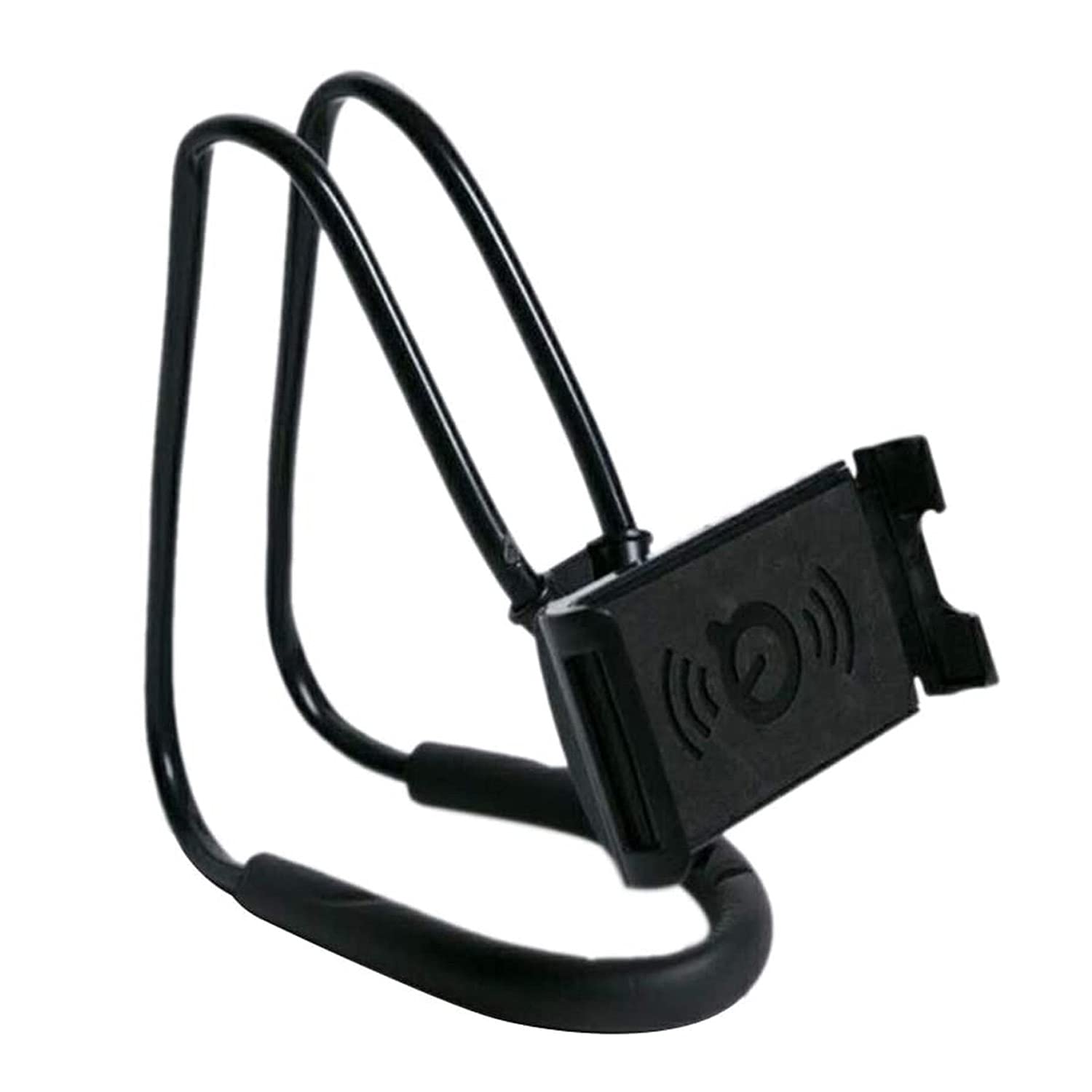 Hsxxf 360° Rotating Neck Phone Holder - Adjustable Hands-Free Cell Phone Mount Stand for Reading, Watching Videos & DIY Projects - Flexible Lazy Bracket for iPhone & Android (Black)