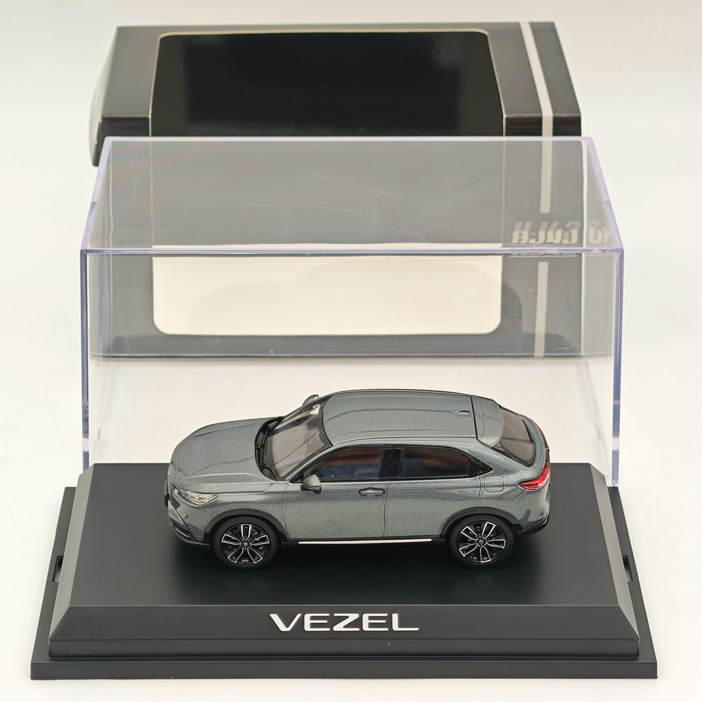 1/43 Scale Honda VEZEL e:HEV Z Meteoroid Gray Diecast Model Car - Collectible Miniature Vehicle for Display & Gifts | Perfect for Car Enthusiasts, Model Collectors, and Office Desk Decor