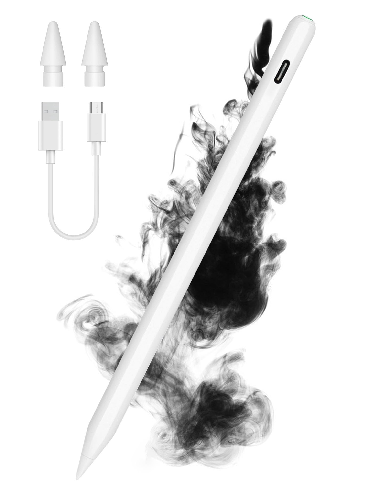 Apple Pencil 2nd Generation Stylus Pen - Wireless Charging & Palm Rejection for iPad 10/9/8, iPad Mini 6, iPad Air 5/4, iPad Pro 11