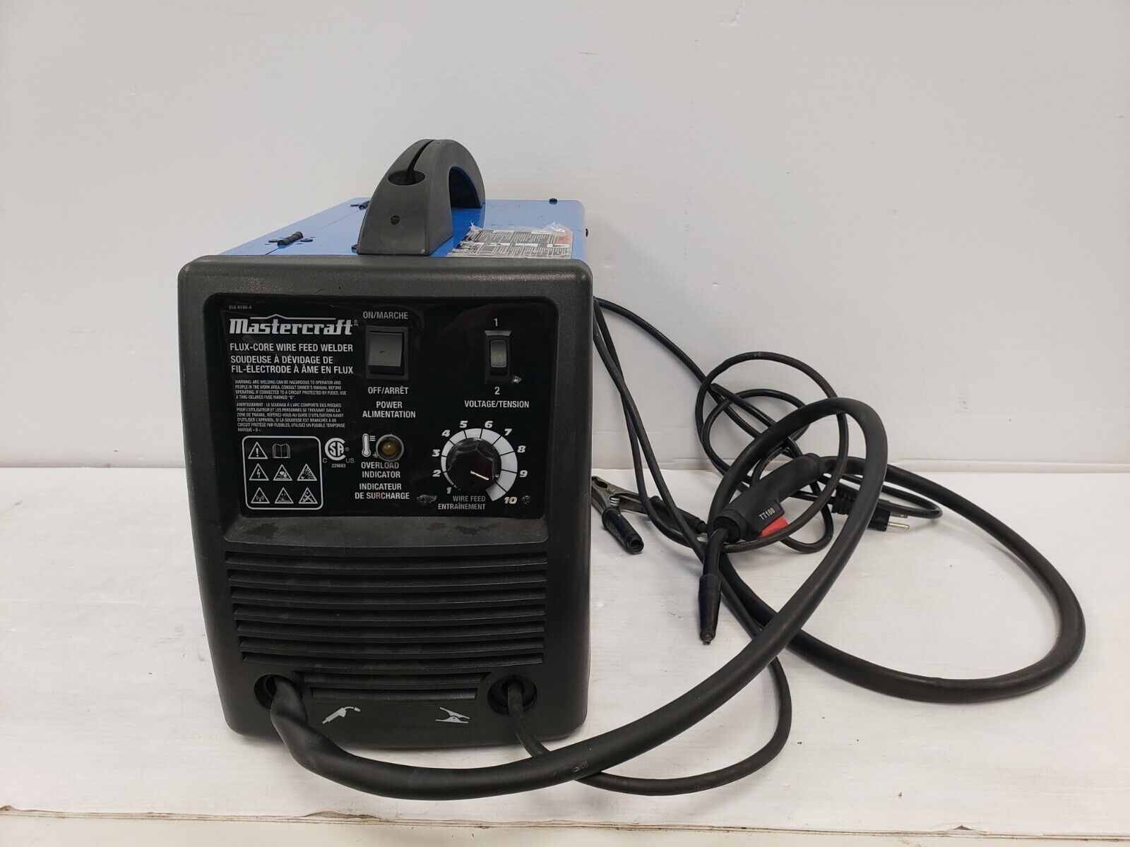 Mastercraft 058 81944 Professional Welder - Heavy Duty Metal Welding Machine for DIY, Home Repair & Metal Fabrication Projects