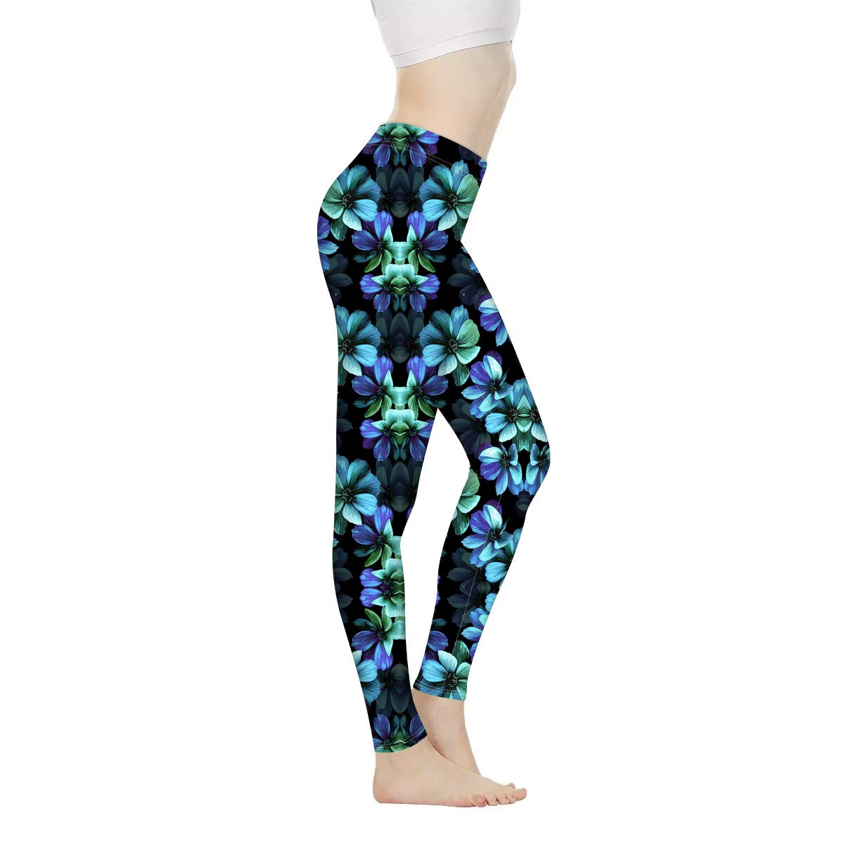 Xhuibop High Waisted Yoga Pants for Women - Tummy Control Workout Leggings, Stretchy Fitness Tights with Butt Lifting Design - Perfect for Yoga, Gym, Running & Everyday Wear