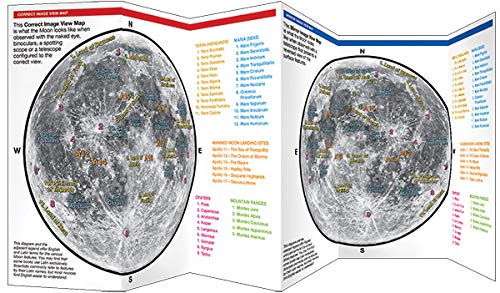 The Moon: Folding Pocket Guide - Explore Moon Phases, Eclipses & Surface Features | Perfect for Astronomy Enthusiasts & Outdoor Stargazing
