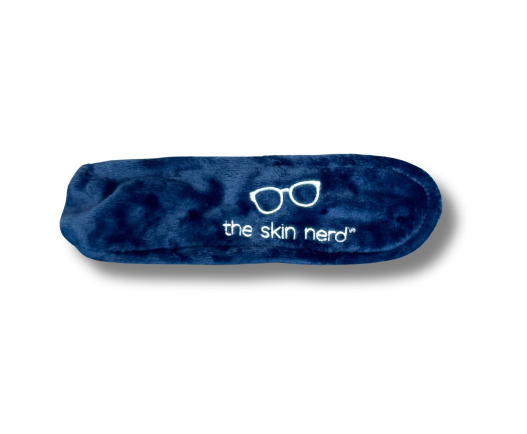 The Skin Nerd Navy Headband - Soft & Stretchy Hair Band for Women & Men - Perfect for Workouts, Yoga, Sports & Everyday Use