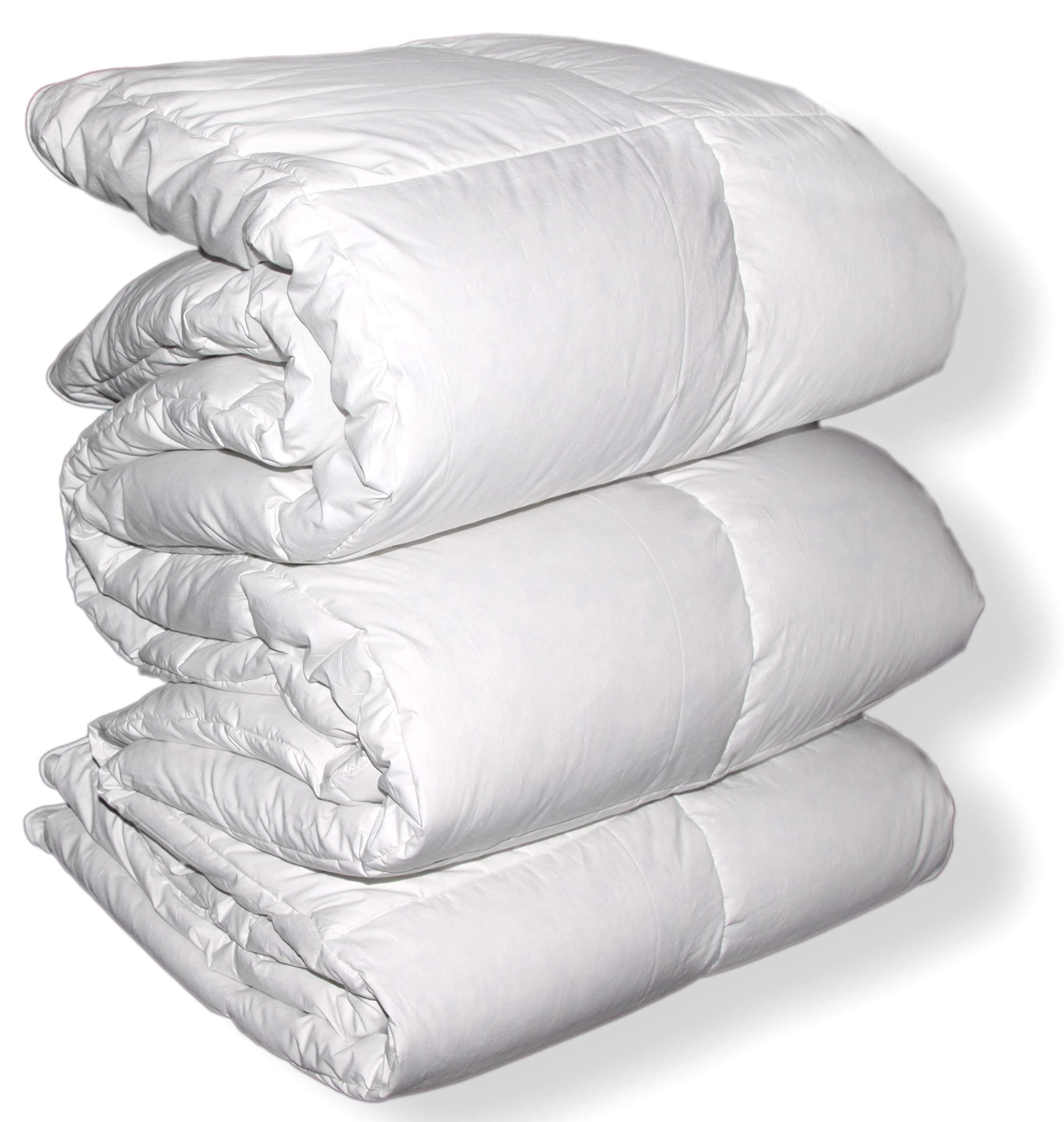 PERLARARA Auril 720 Spring Lightweight King Size Goose Feather Duvet - 100% Down Filling, 260 x 240 cm, All Season Comfort for Bedroom - Perfect for Spring & Summer Nights, Luxury Hotel Style Bedding